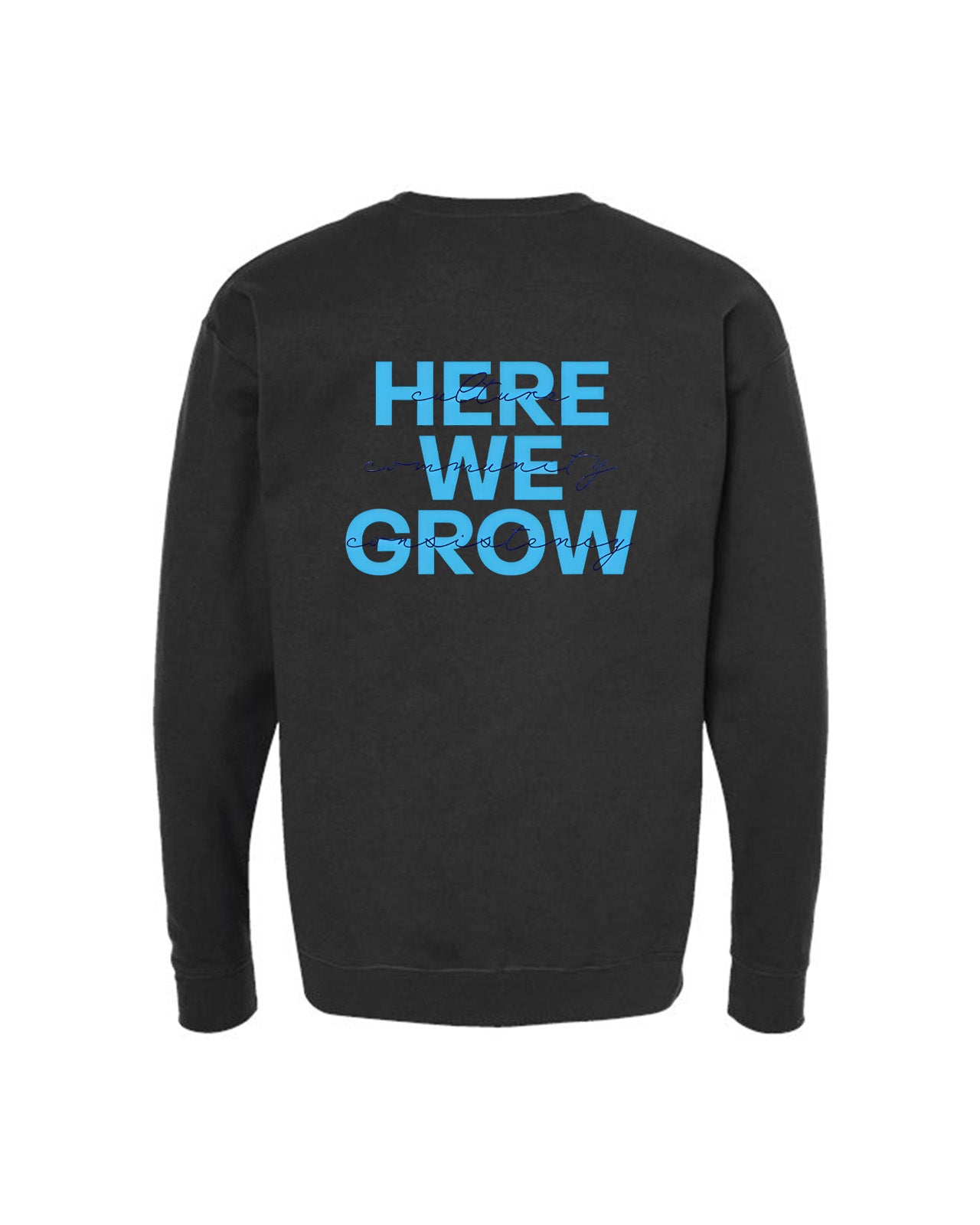 Custom Branded Crewneck Sweatshirt - Black