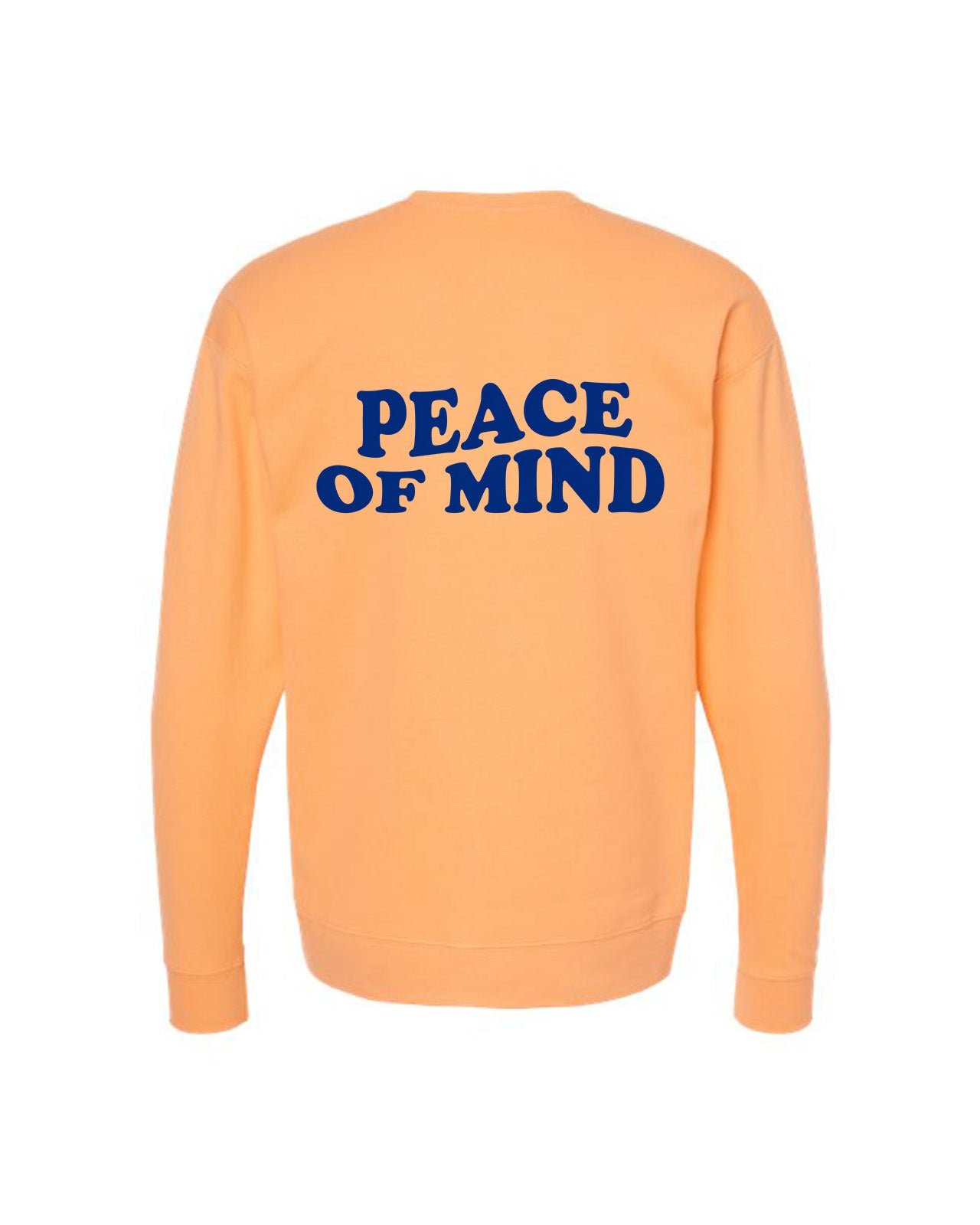 Custom Branded Crewneck Sweatshirt - Cantaloupe