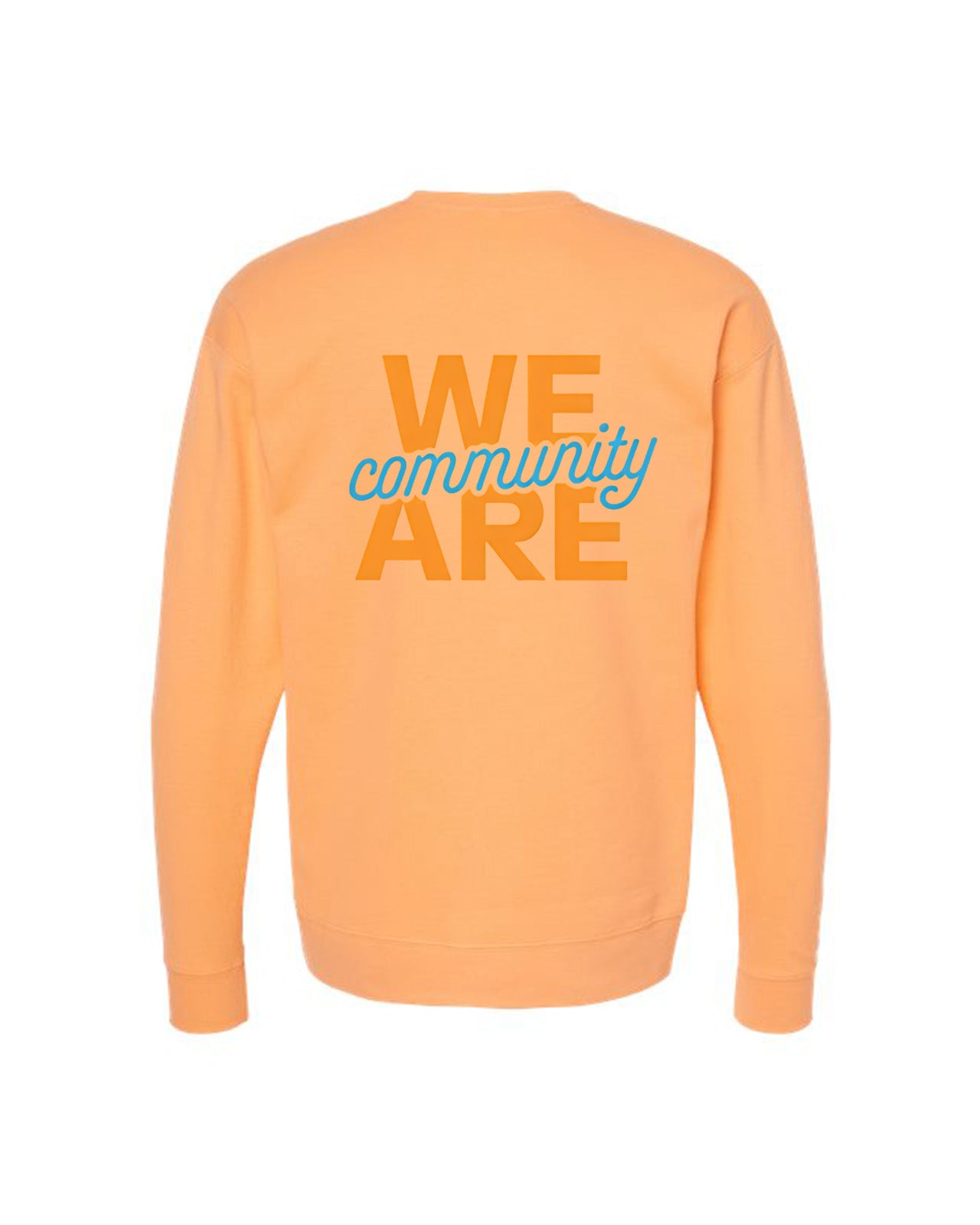 Custom Branded Crewneck Sweatshirt - Cantaloupe