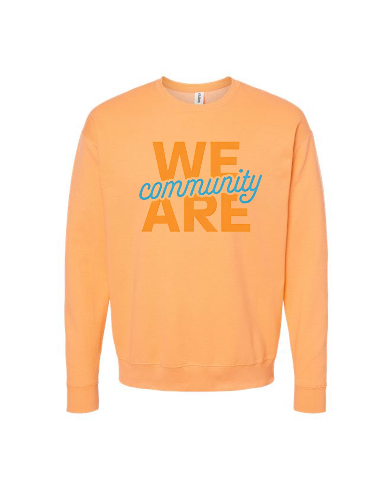 Custom Branded Crewneck Sweatshirt - Cantaloupe