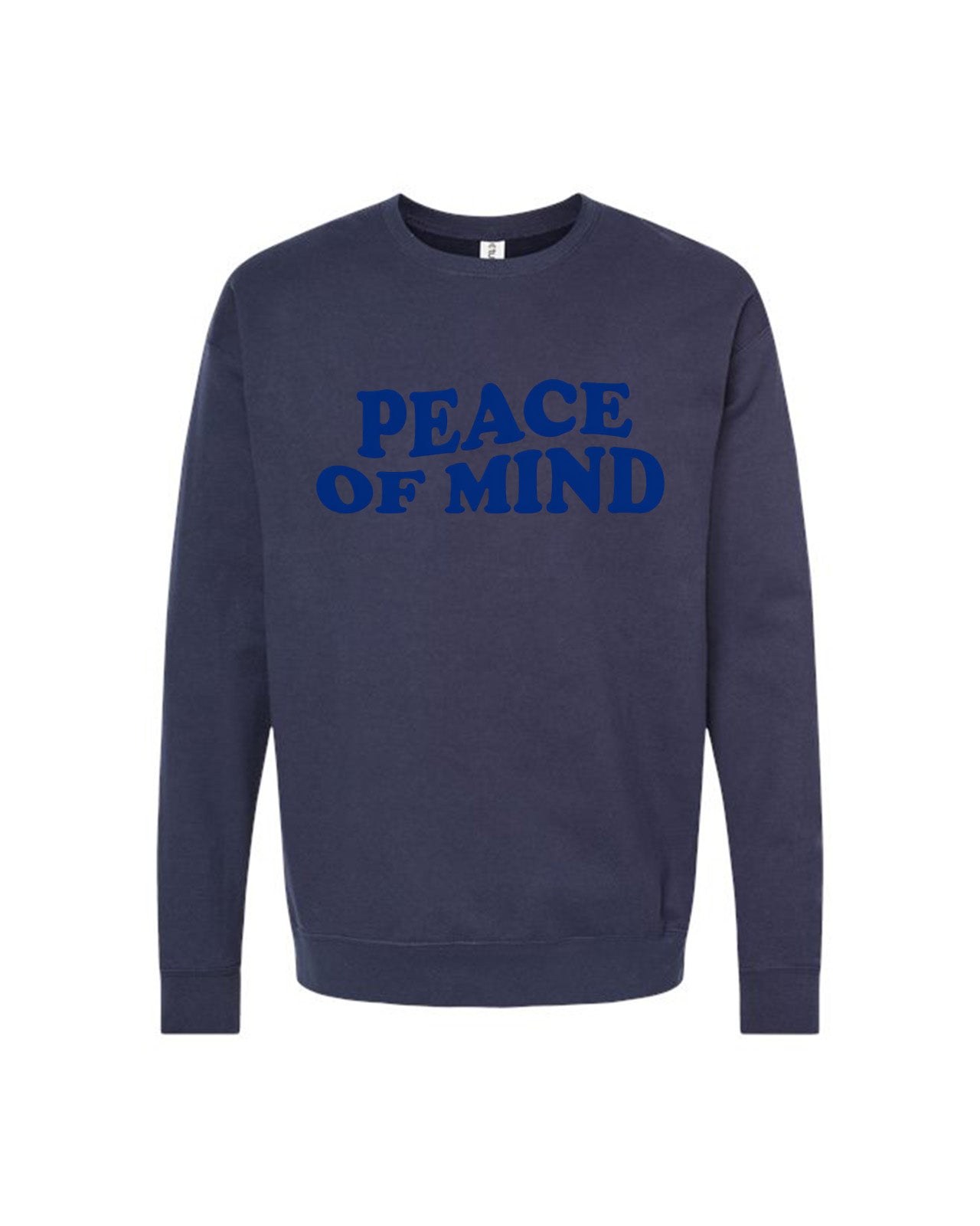 Custom Branded Crewneck Sweatshirt - Navy