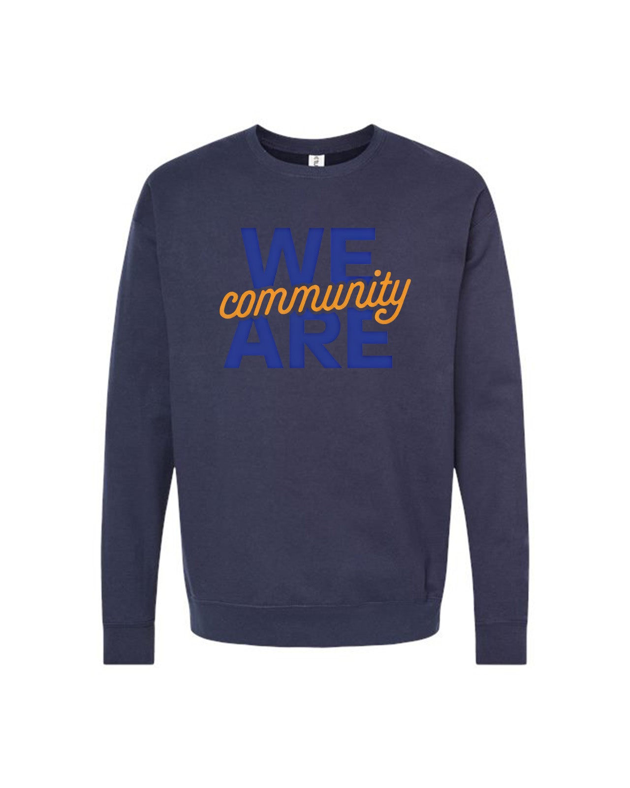 Custom Branded Crewneck Sweatshirt - Navy