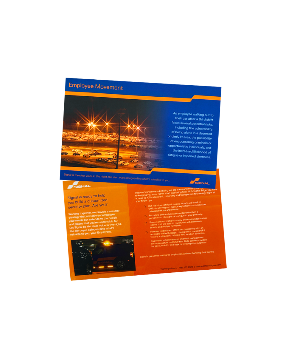 Manufacturing & Distribution Service Cards (4 Pack)