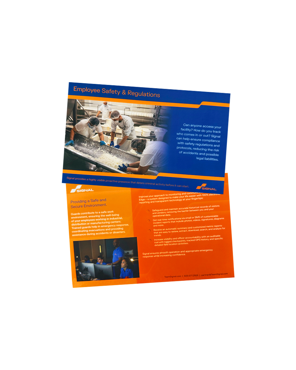 Manufacturing & Distribution Service Cards (4 Pack)