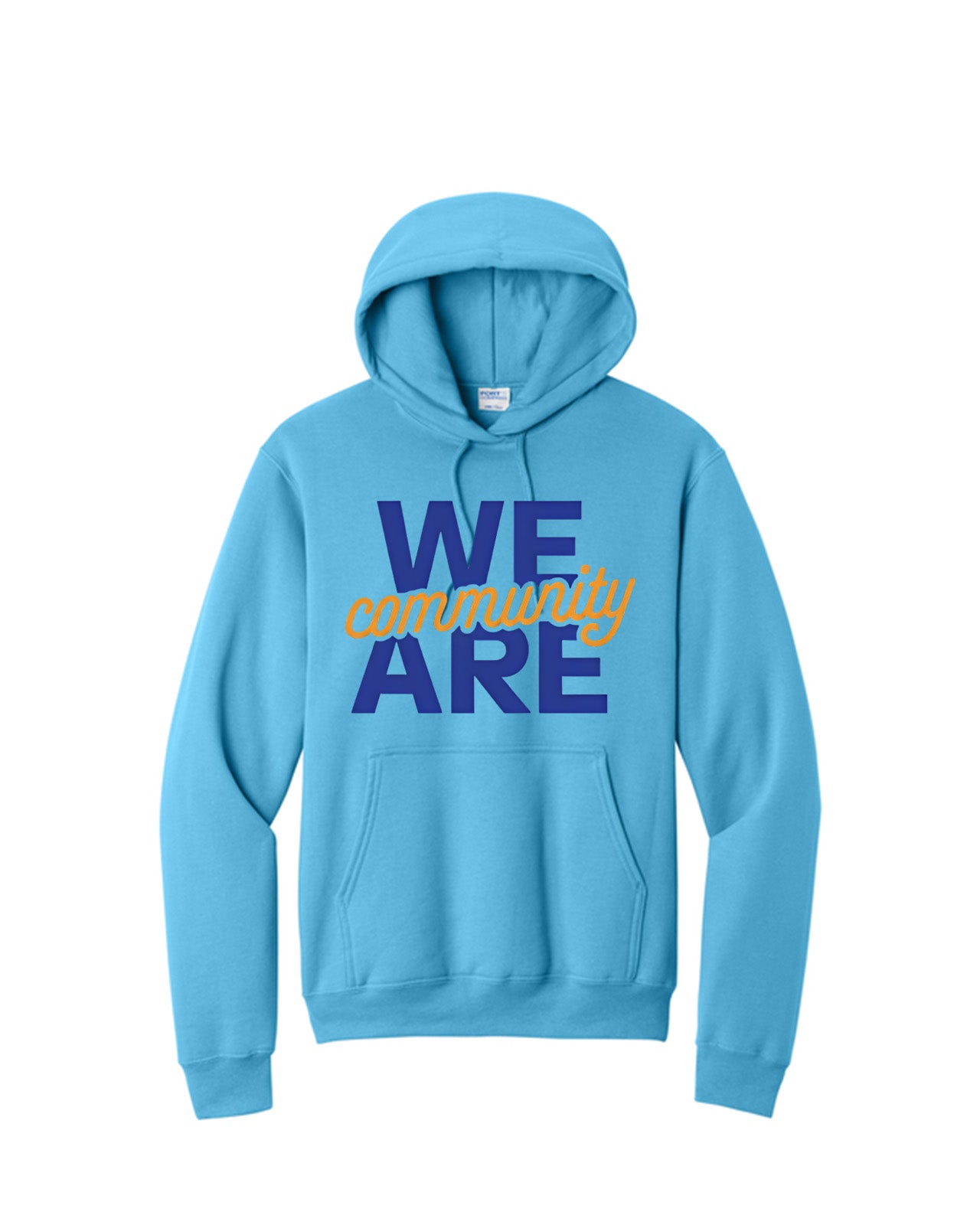 Custom Branded Hoodie - Aquatic Blue