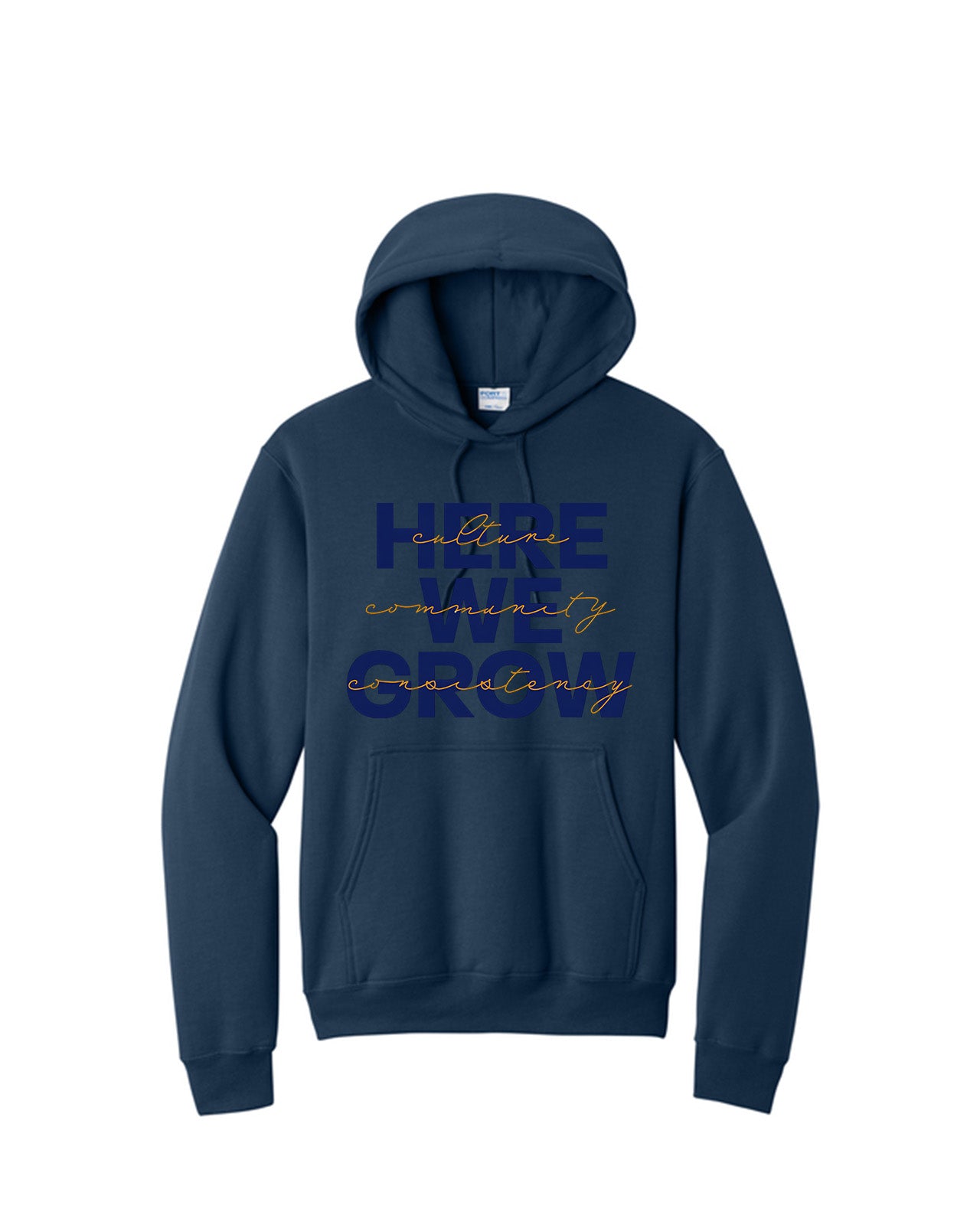 Custom Branded Hoodie - Navy