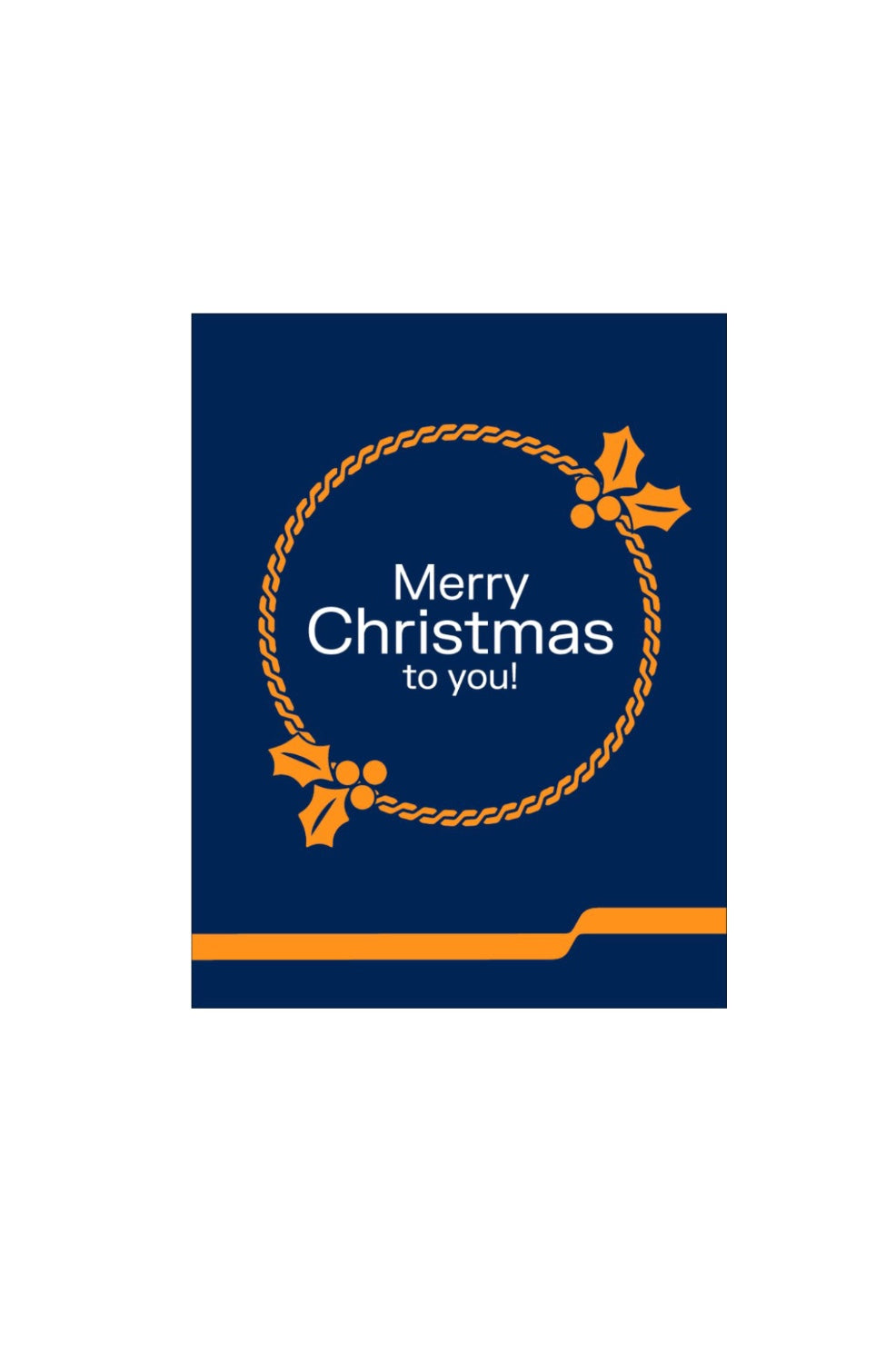 Merry Christmas to you Card