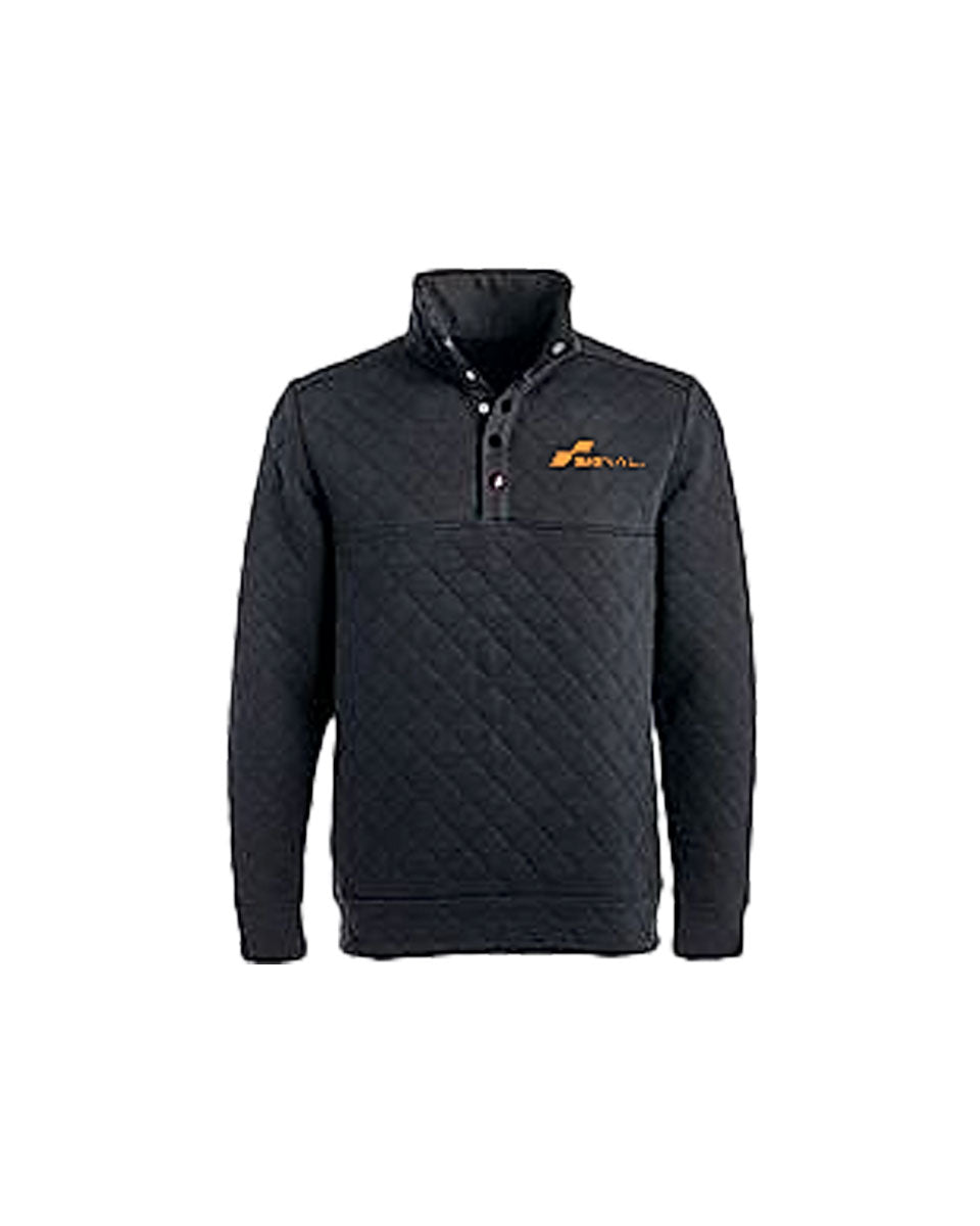 J. America Adult Quilted Snap Pullover