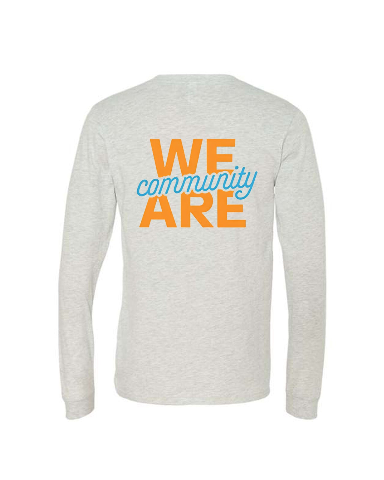 Custom Branded Long Sleeve Tee - Ash