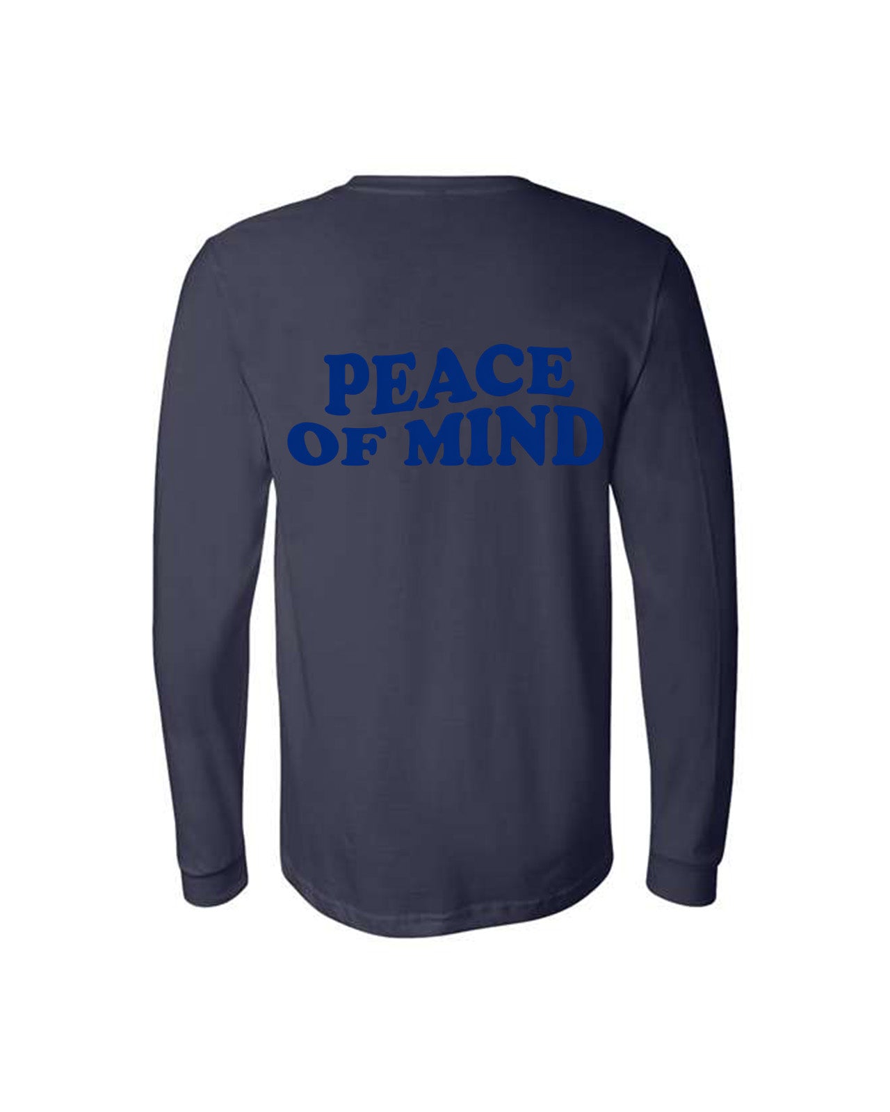 Custom Branded Long Sleeve Tee - Navy