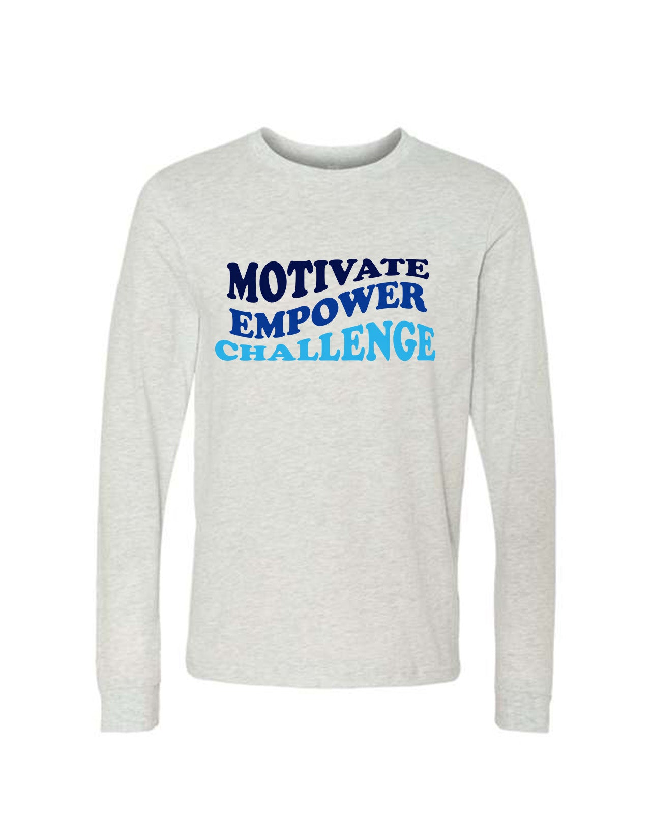 Custom Branded Long Sleeve Tee - Ash