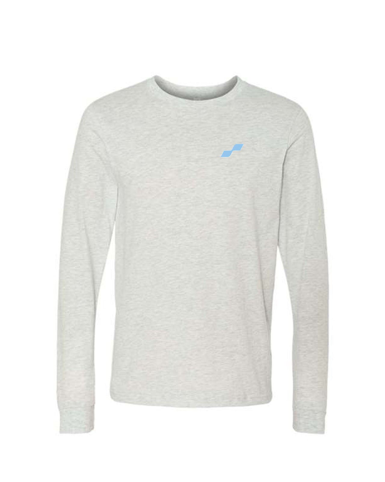 Custom Branded Long Sleeve Tee - Ash