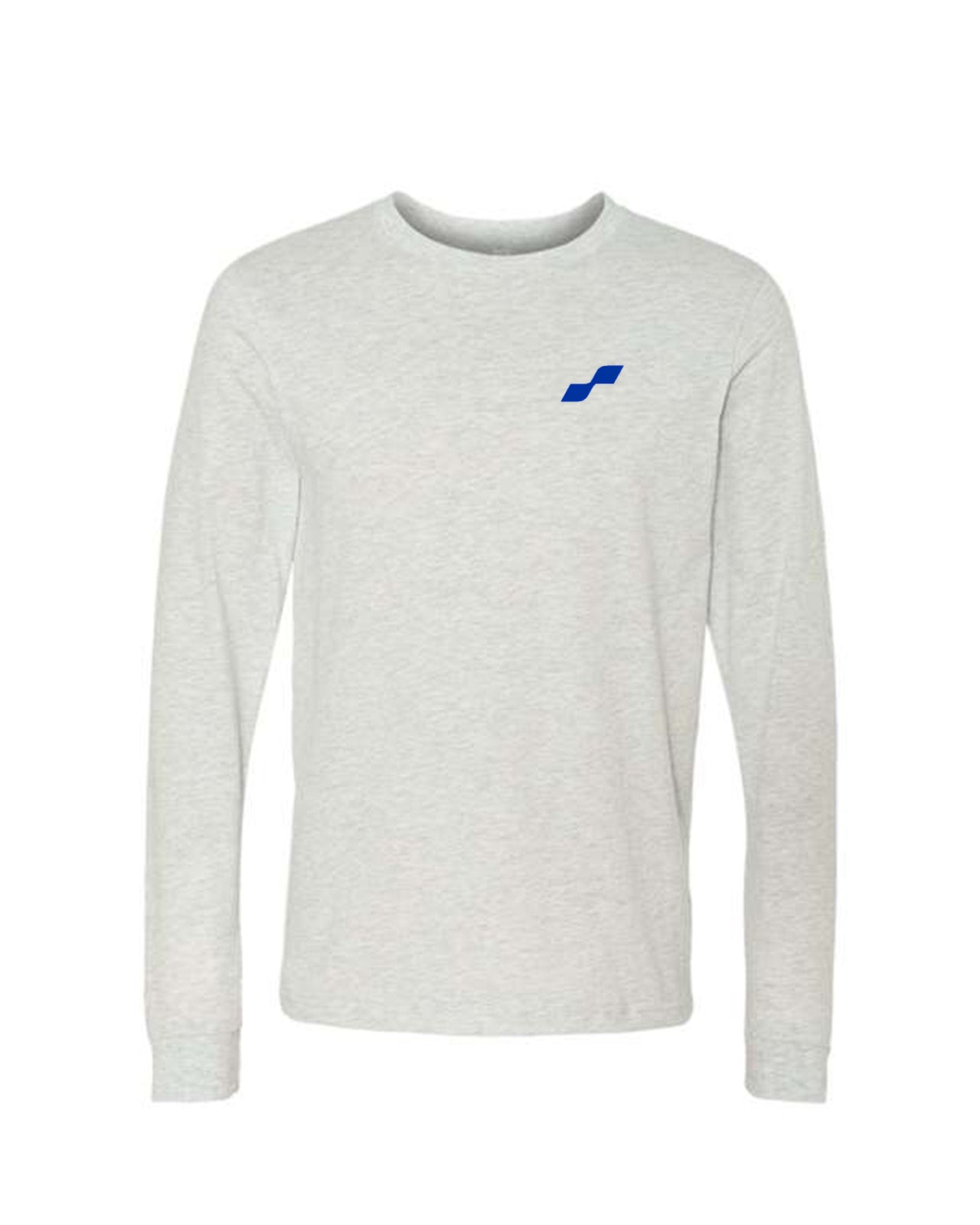 Custom Branded Long Sleeve Tee - Ash