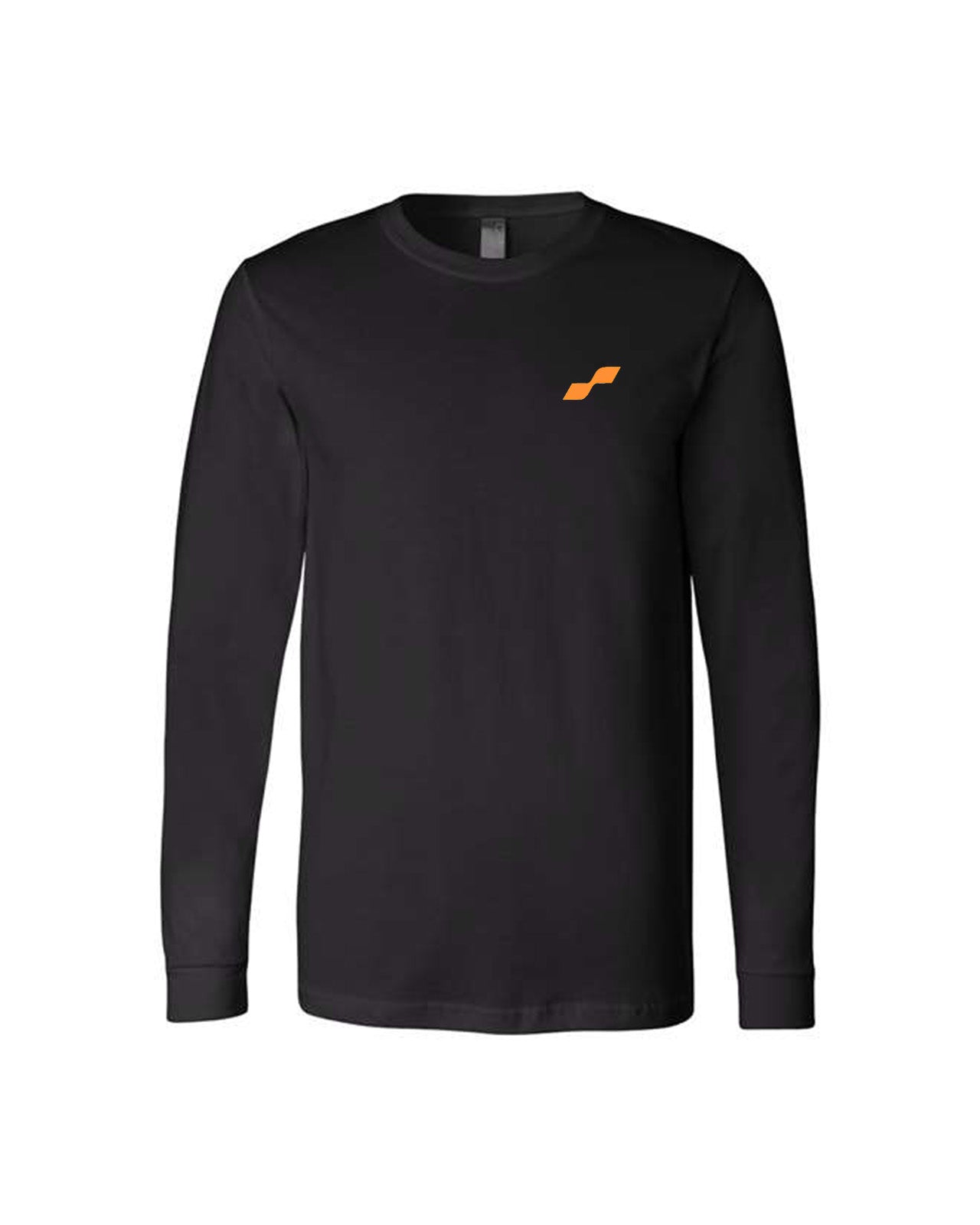 Custom Branded Long Sleeve Tee - Black