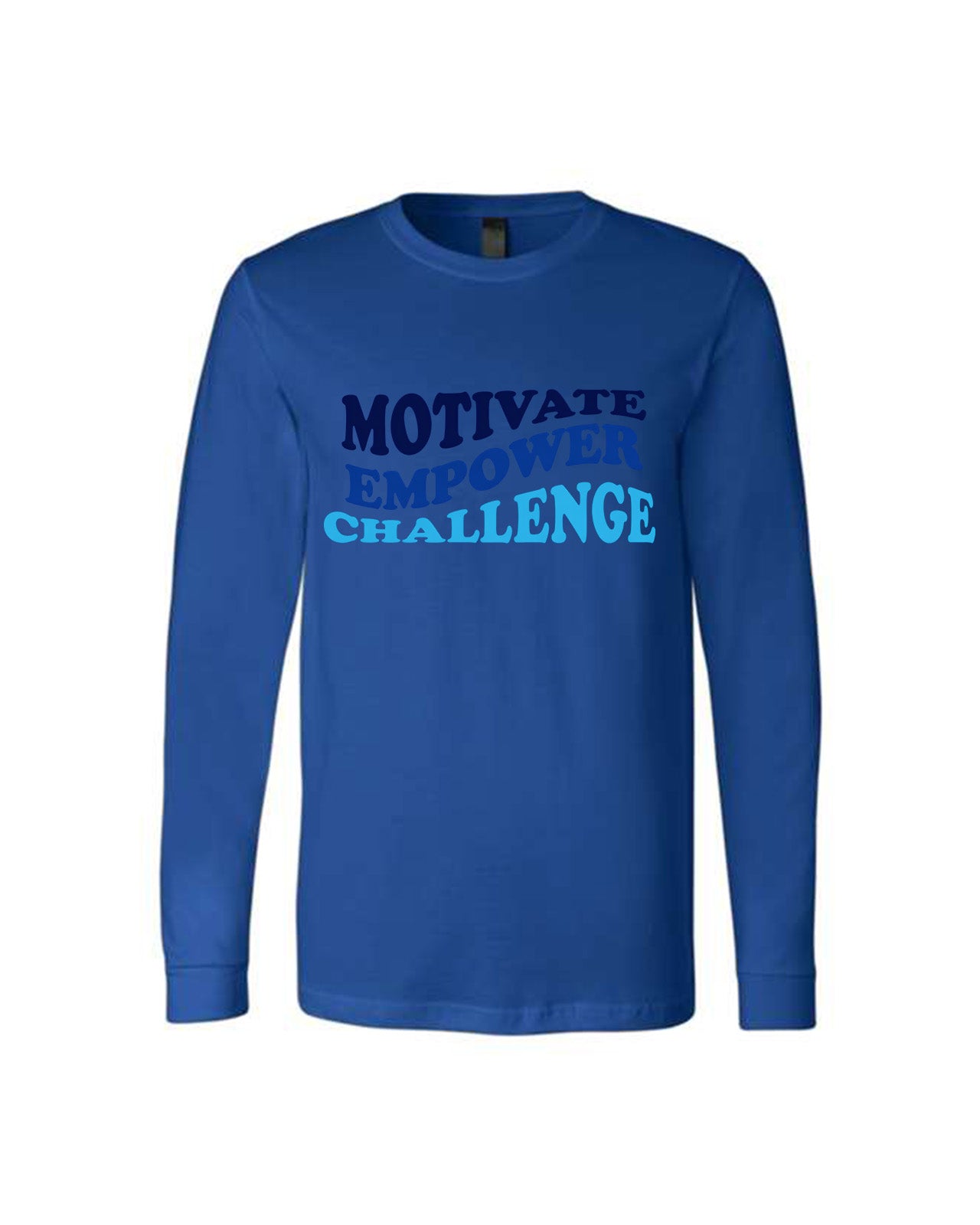 Custom Branded Long Sleeve Tee - Royal