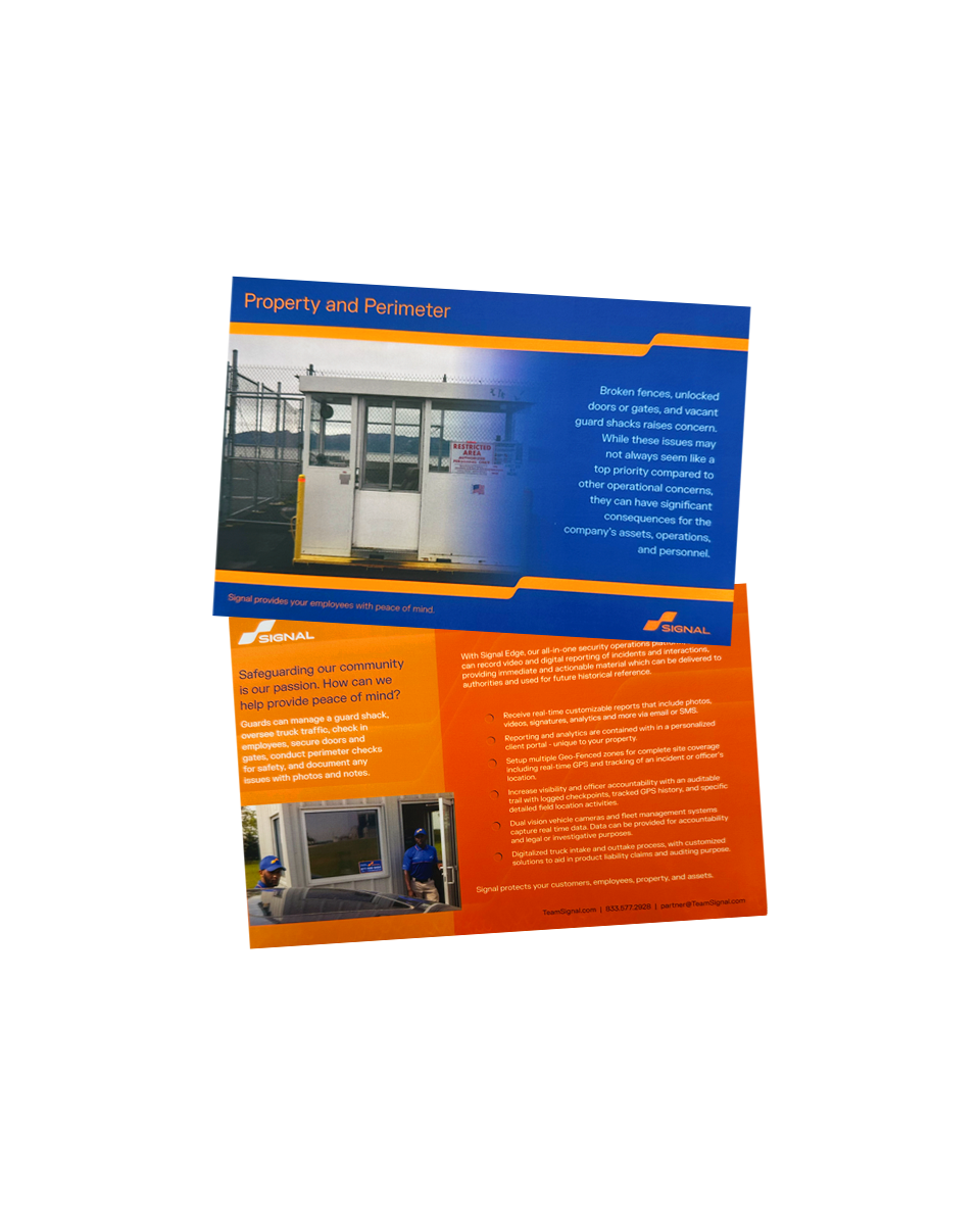 Manufacturing & Distribution Service Cards (4 Pack)