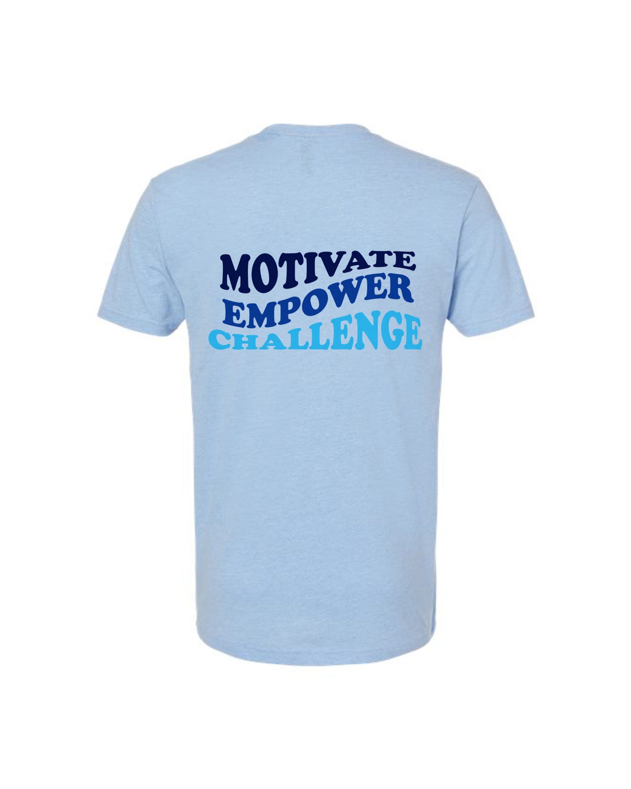 Custom Branded Short Sleeve Tee - Heather Blue