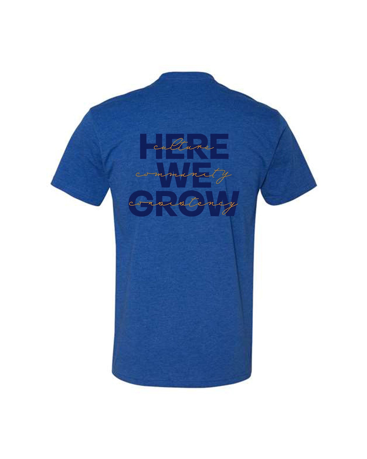 Custom Branded Short Sleeve Tee - Royal Blue