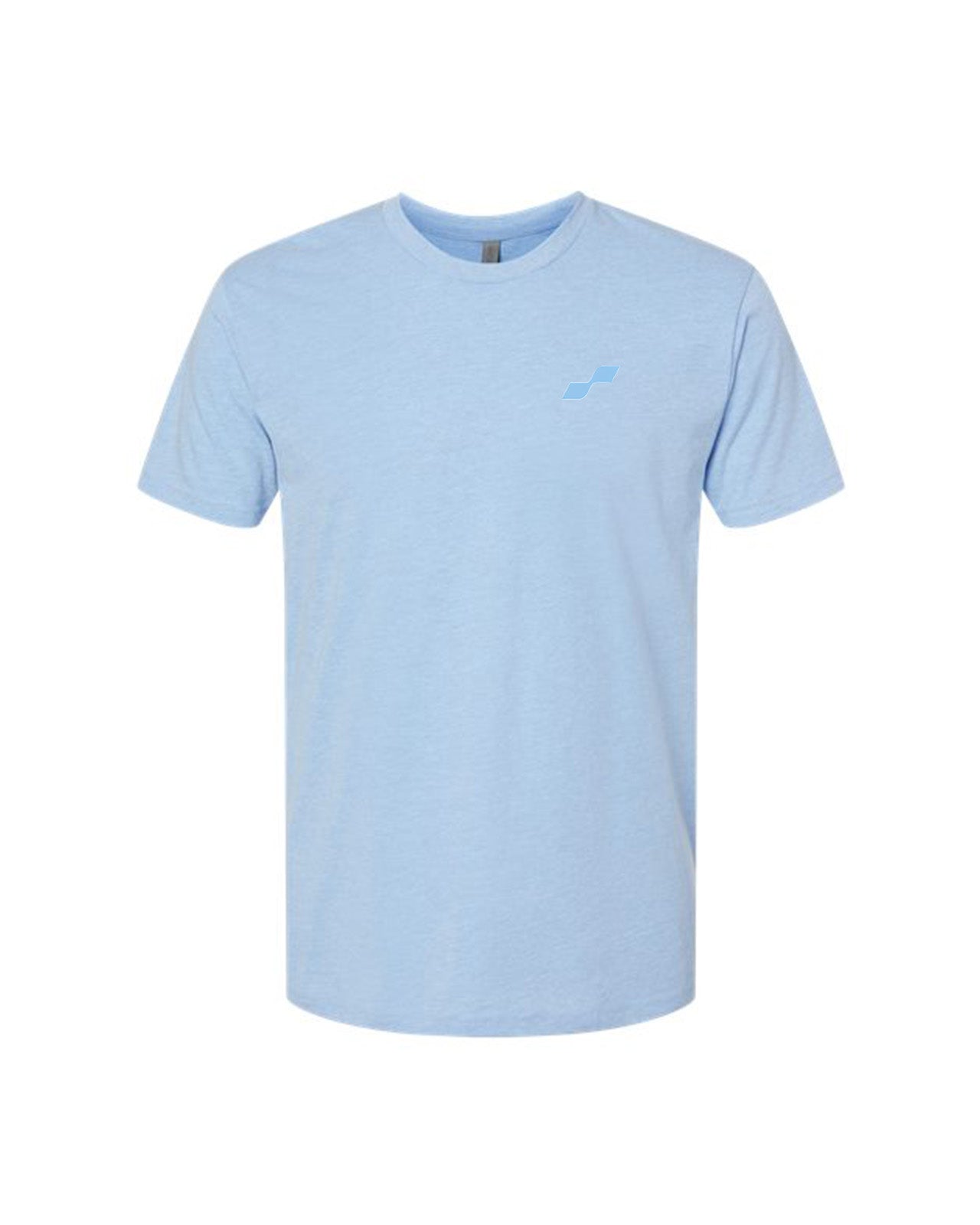 Custom Branded Short Sleeve Tee - Heather Blue