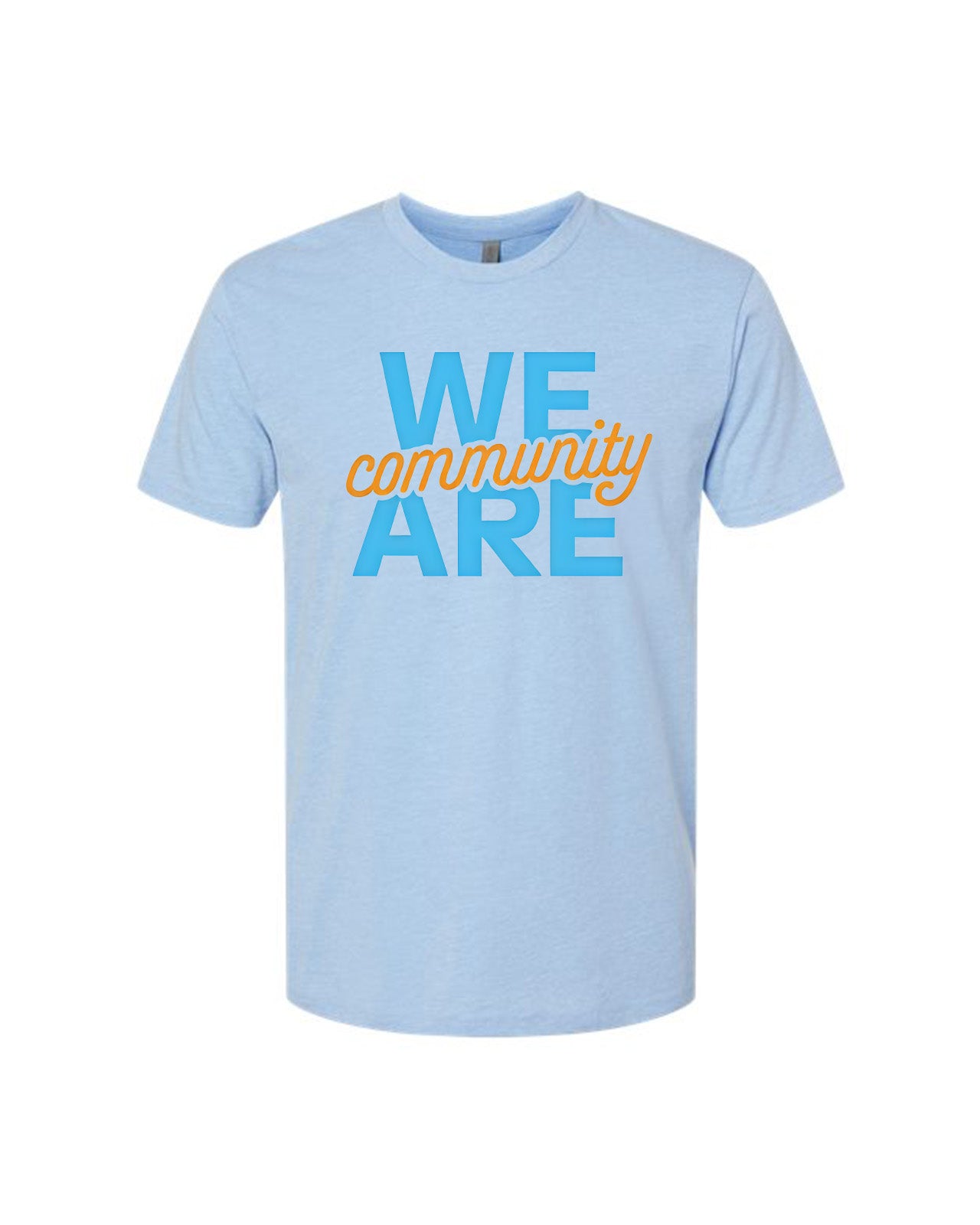 Custom Branded Short Sleeve Tee - Heather Blue
