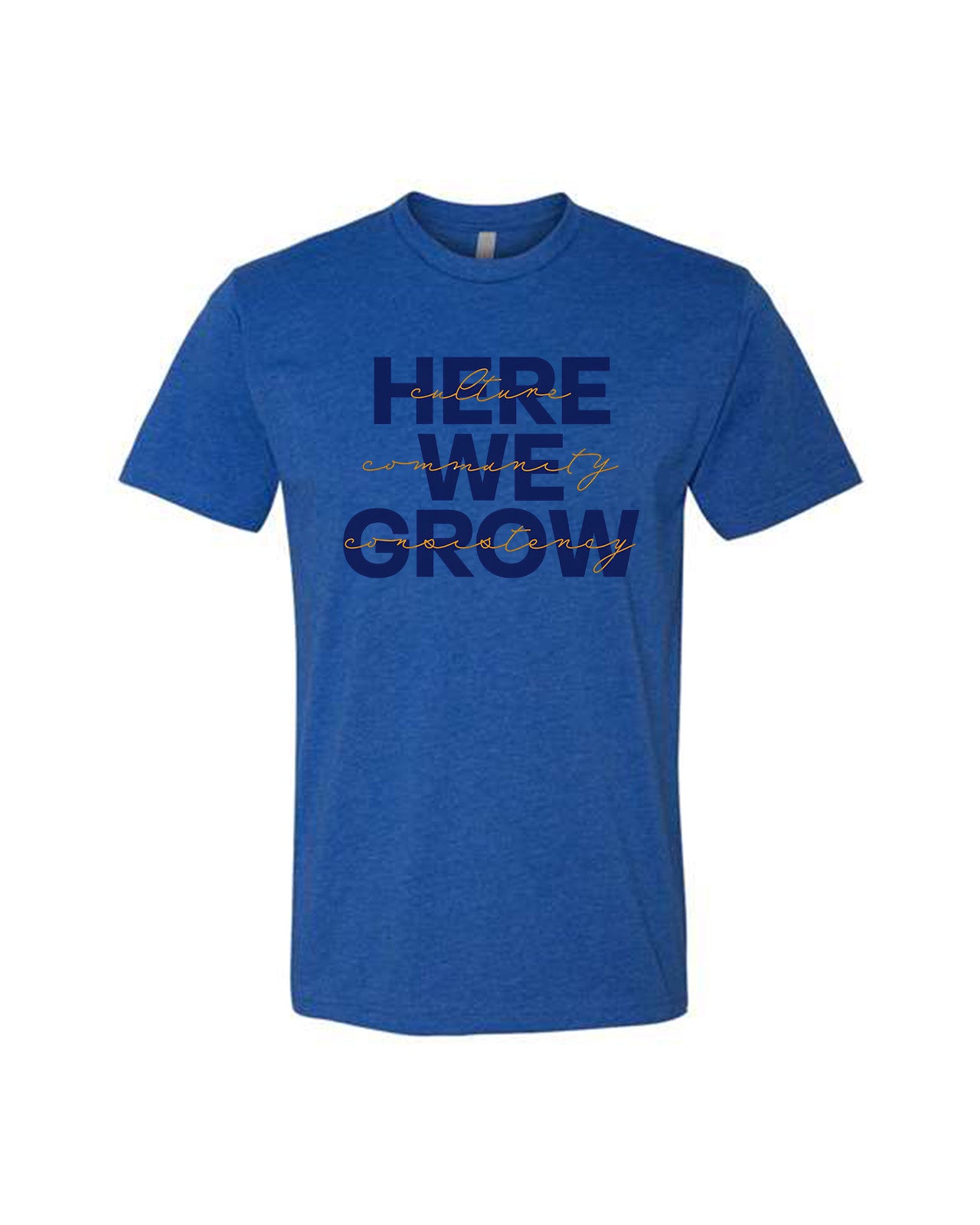 Custom Branded Short Sleeve Tee - Royal Blue