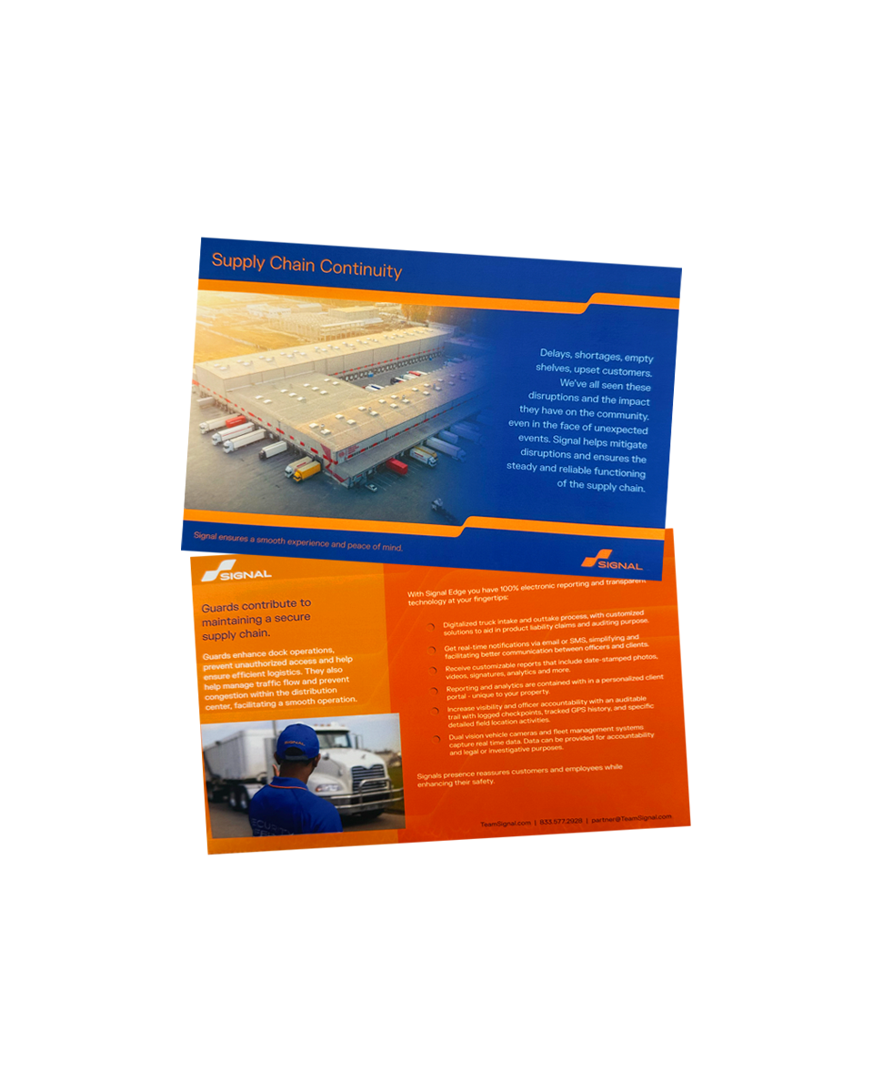 Manufacturing & Distribution Service Cards (4 Pack)