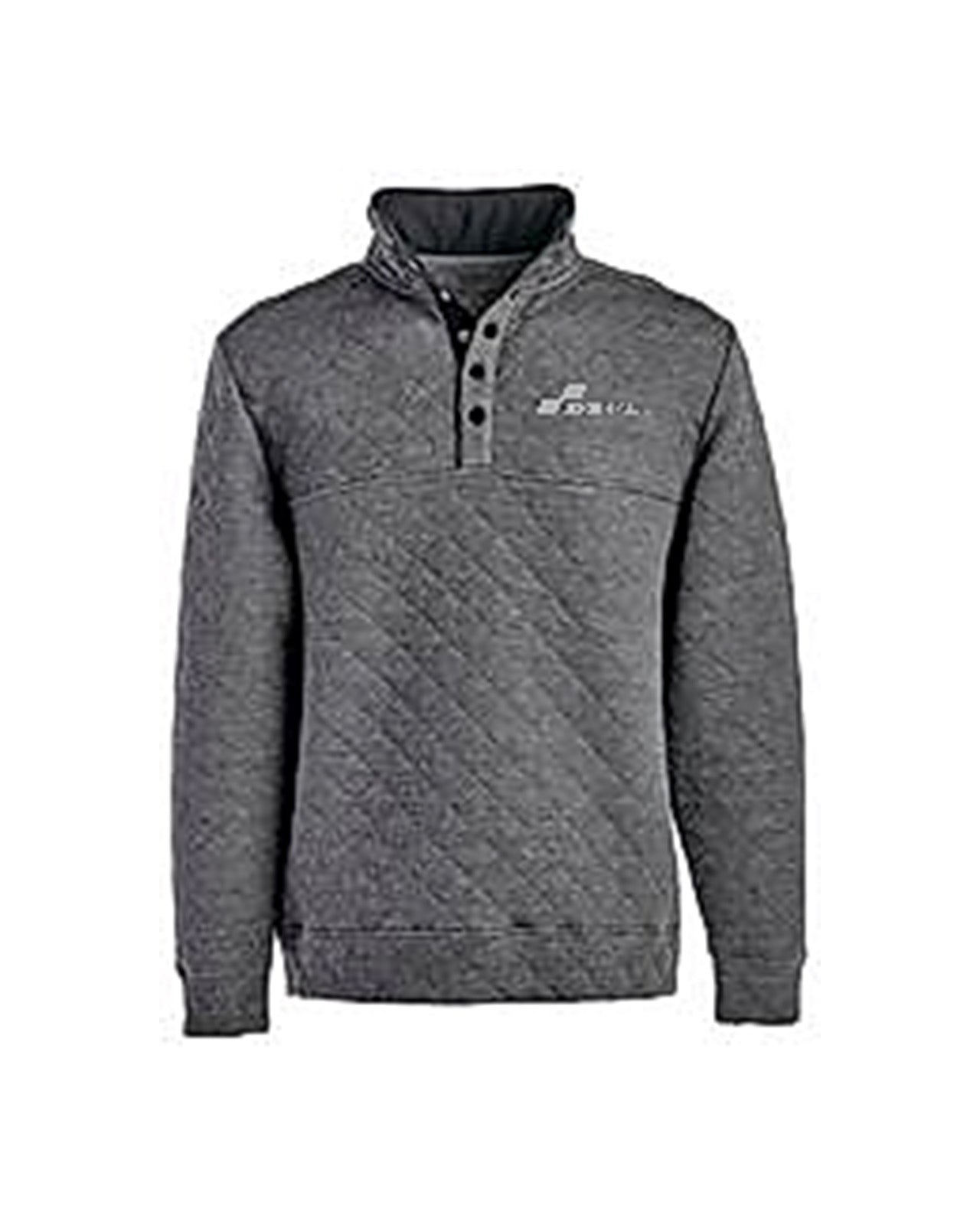 J. America Adult Quilted Snap Pullover