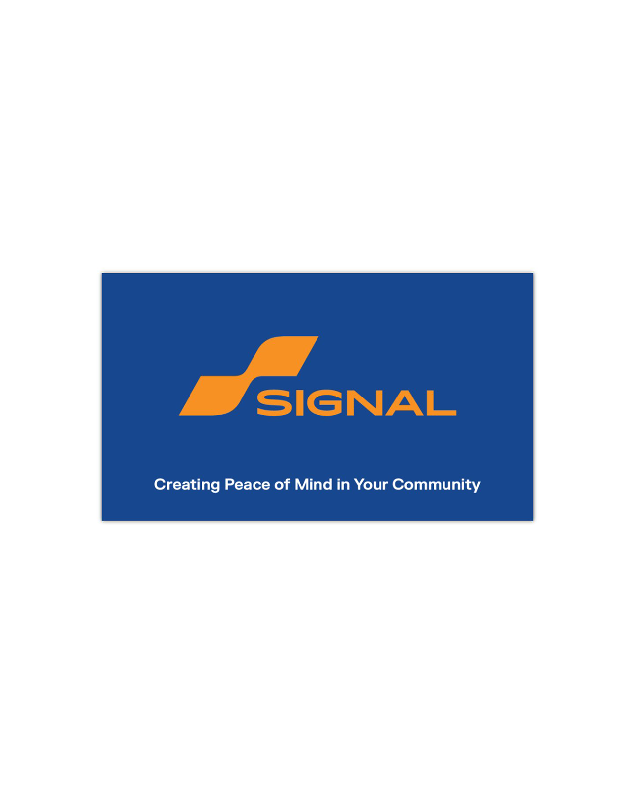 Signal Paper Business Cards