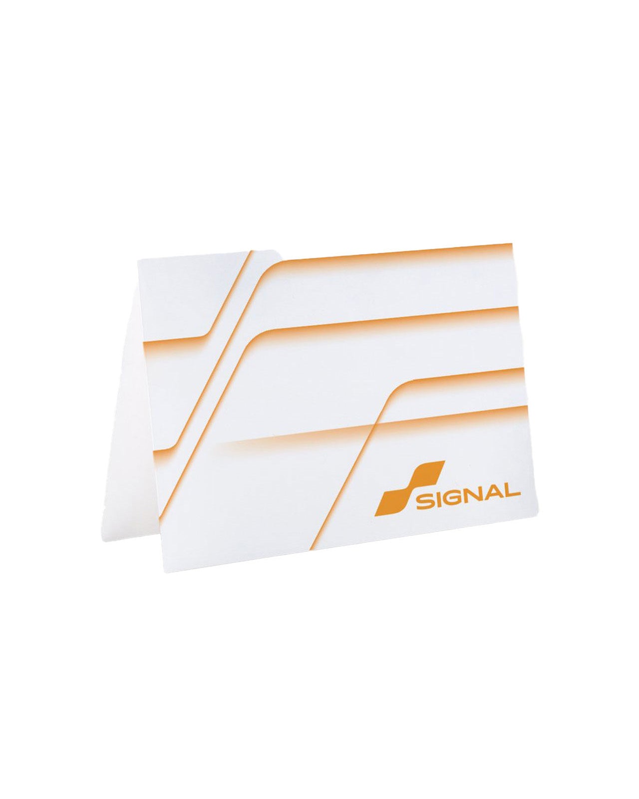 Signal Blank Card - White/Orange