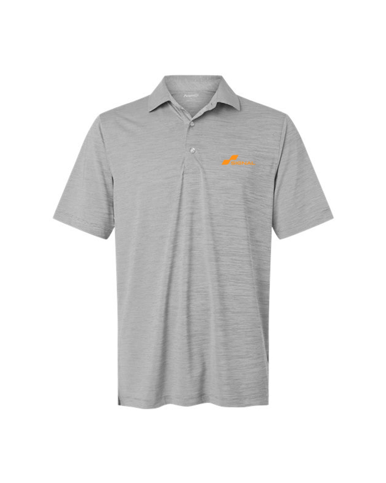 Men's Bohemian Striped Heather Performance Polo