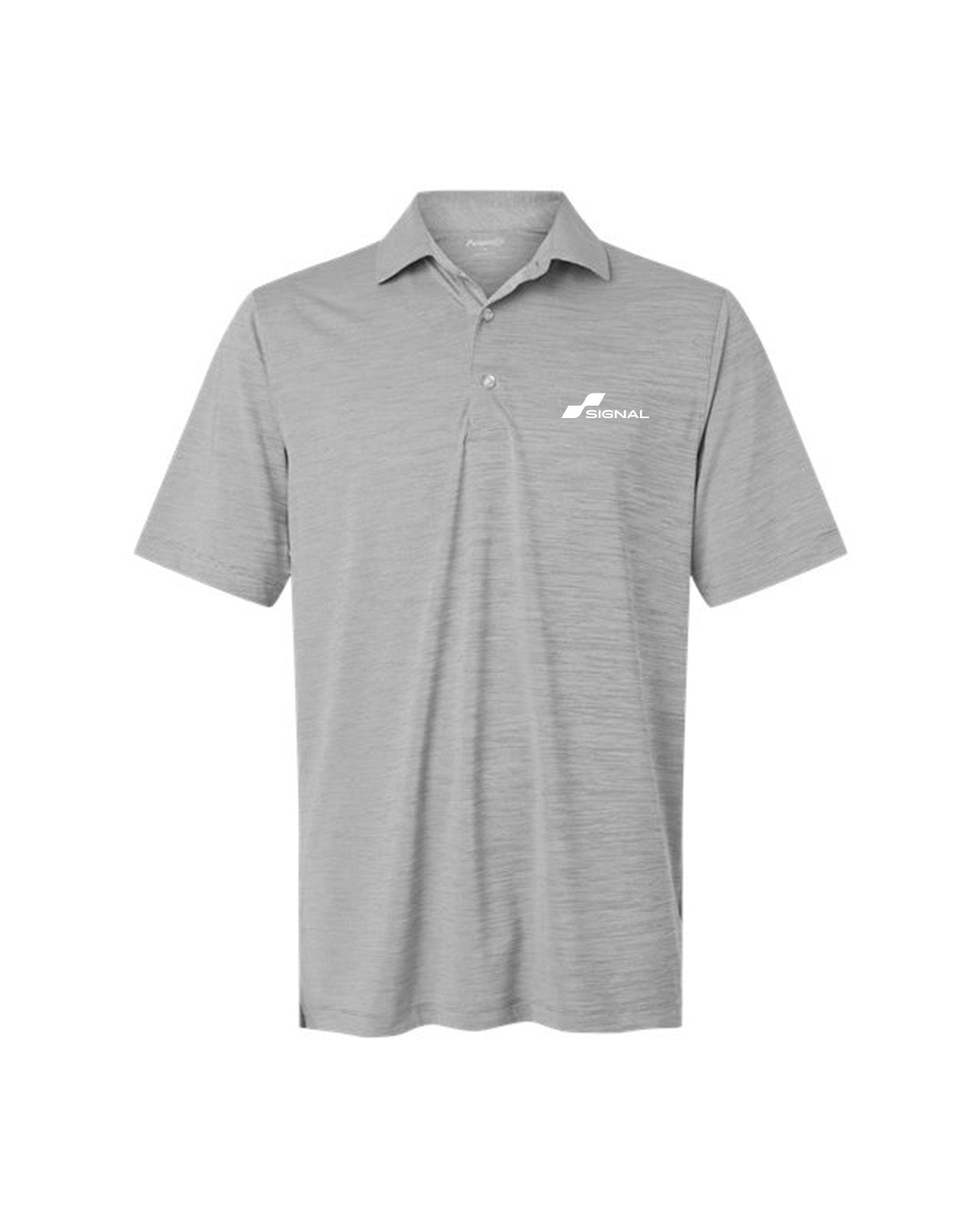 Men's Bohemian Striped Heather Performance Polo