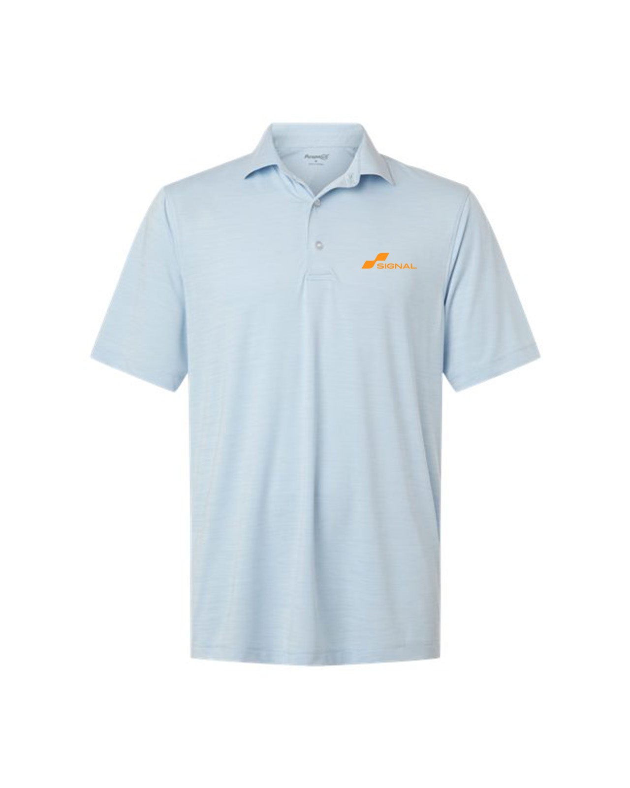 Men's Bohemian Striped Heather Performance Polo