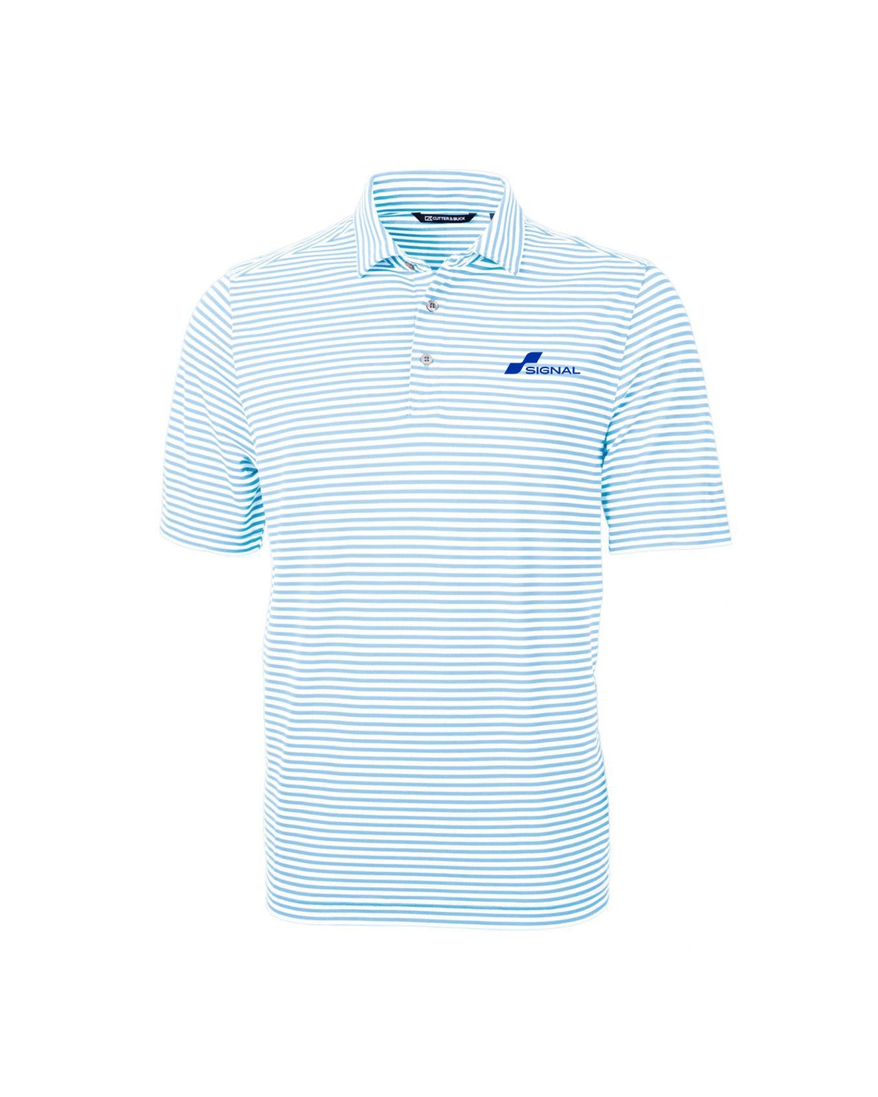 CutterBuck Cutter & Buck Virtue Pique Stripe Recycled Men's Polo