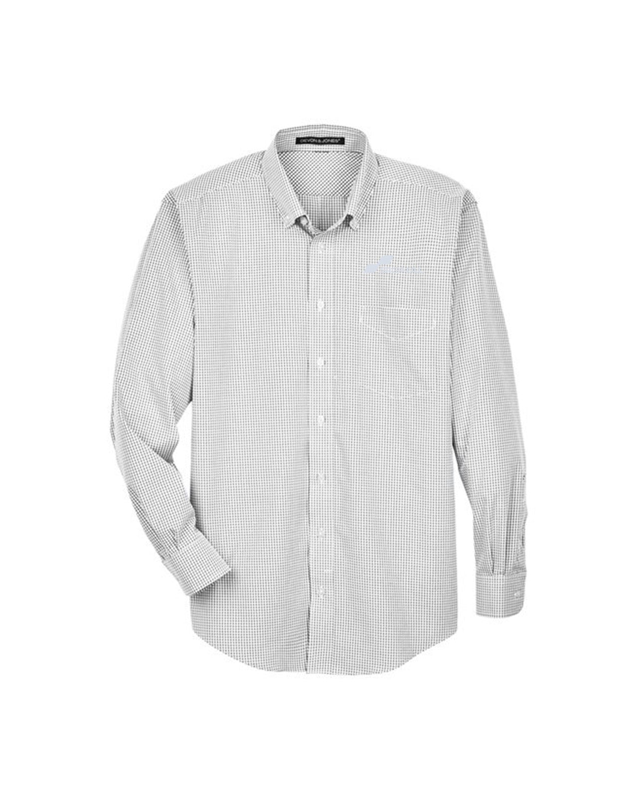 Devon & Jones Men's Crown Woven Collection Gingham Check