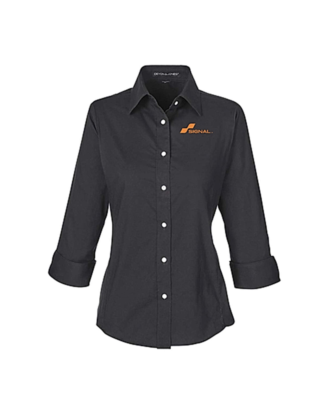Devon & Jones Ladies' Perfect Fit 3/4-Sleeve Stretch Poplin Blouse