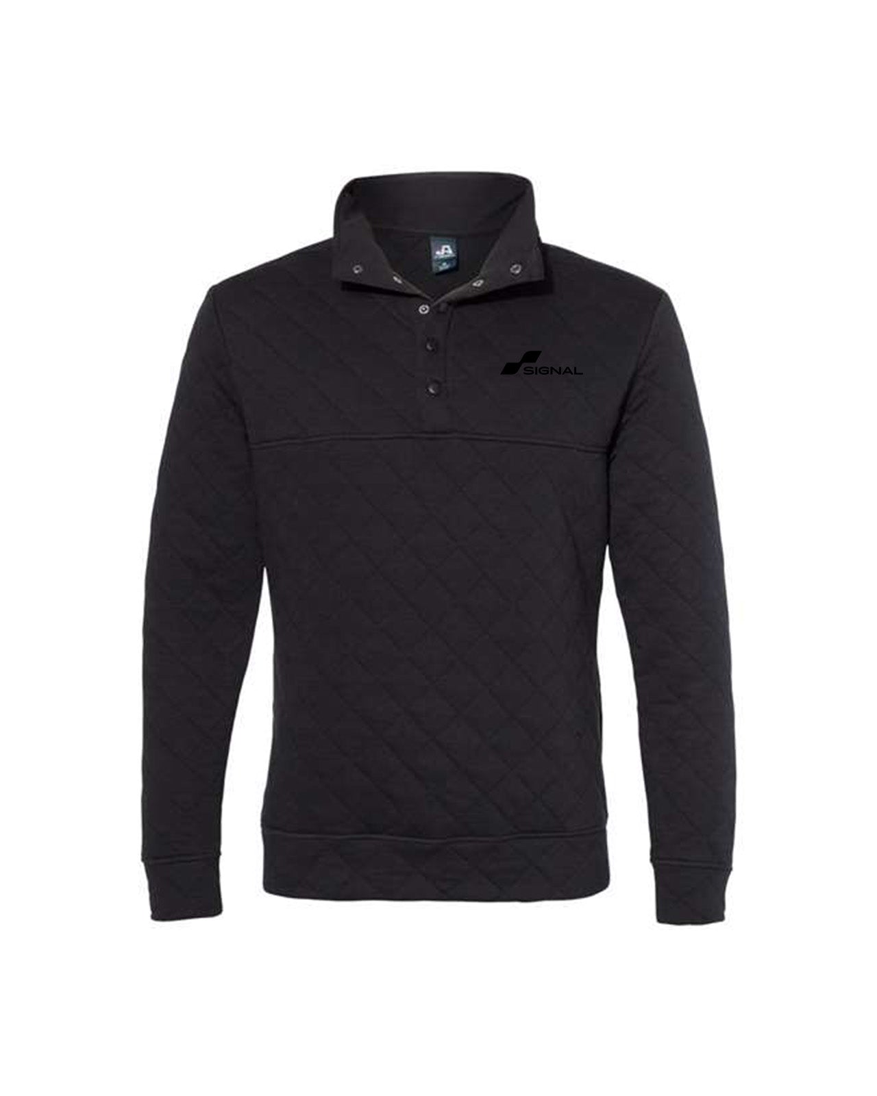 J. America Adult Quilted Snap Pullover