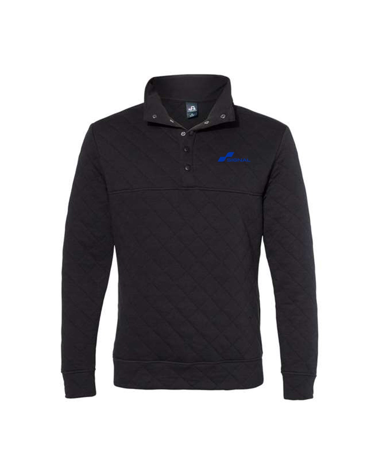 J. America Adult Quilted Snap Pullover