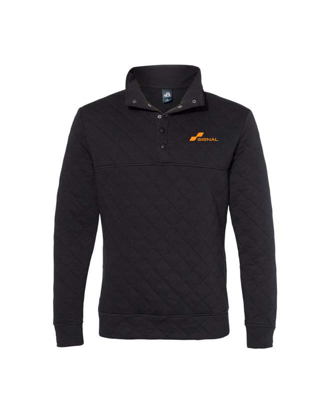 J. America Adult Quilted Snap Pullover