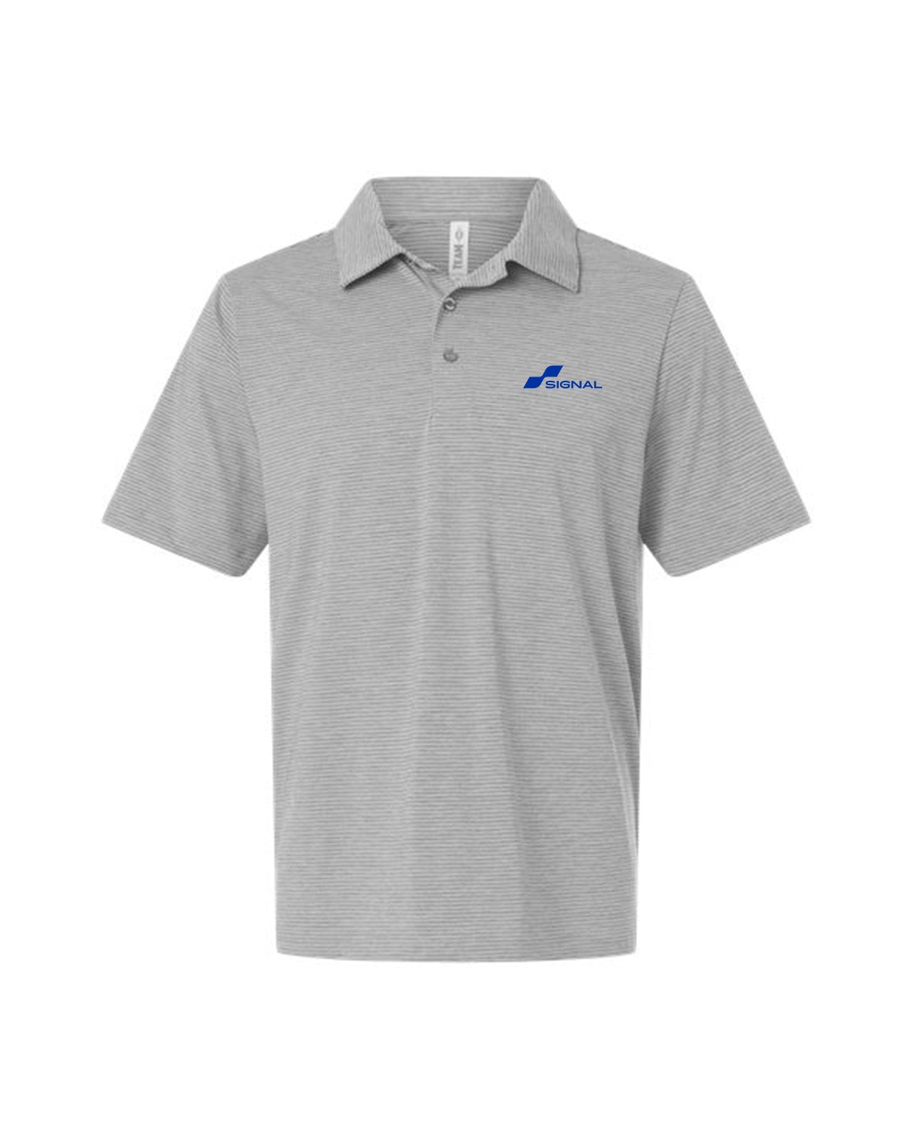 Men's Relay Heathered Stripe Polo