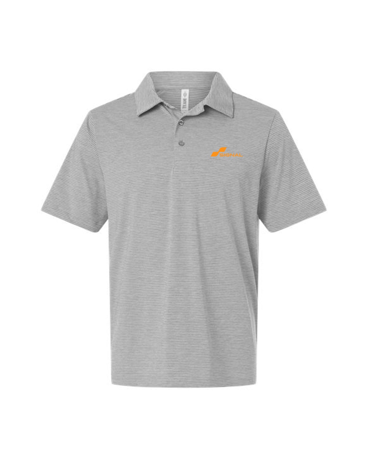 Men's Relay Heathered Stripe Polo