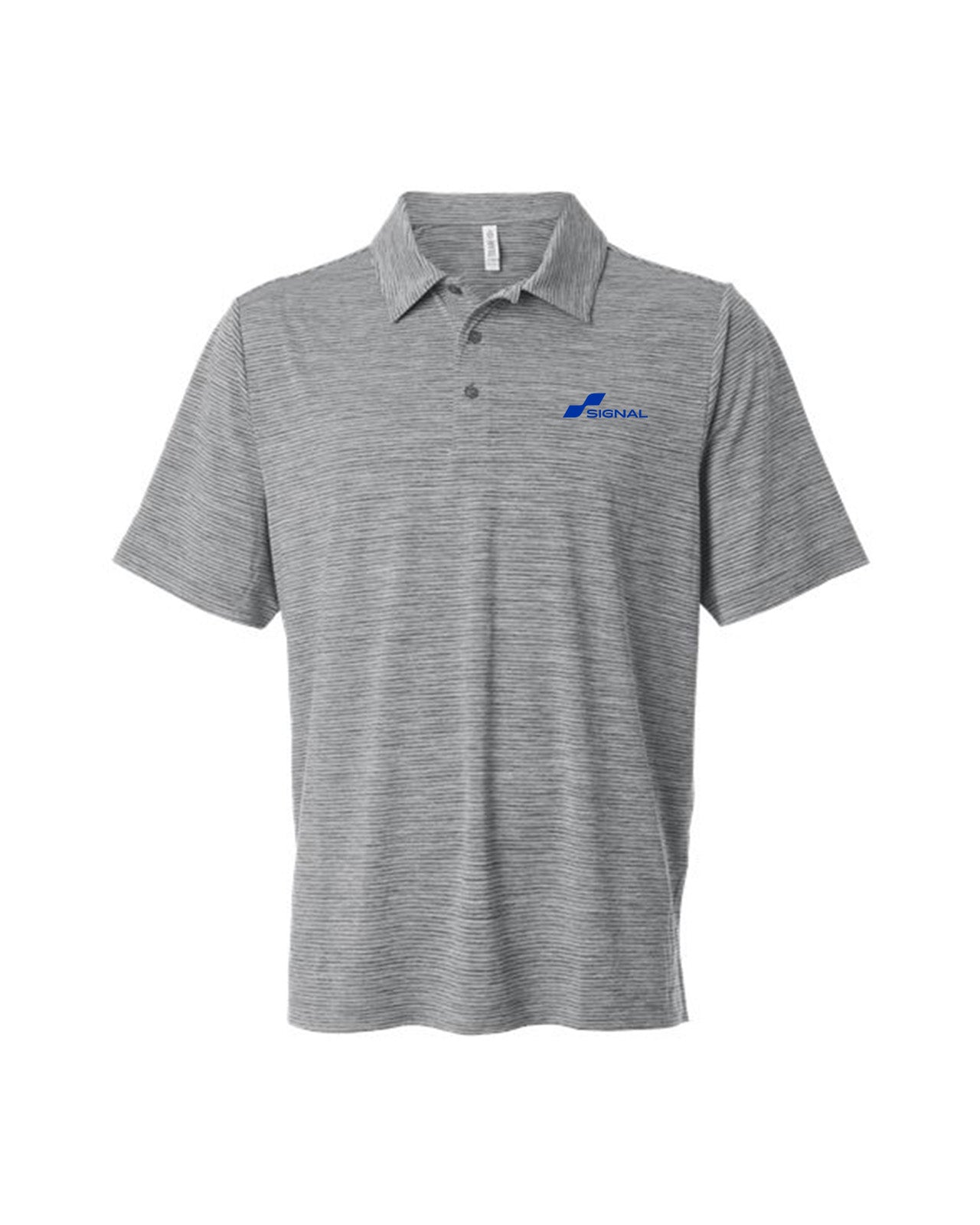 Men's Relay Heathered Stripe Polo