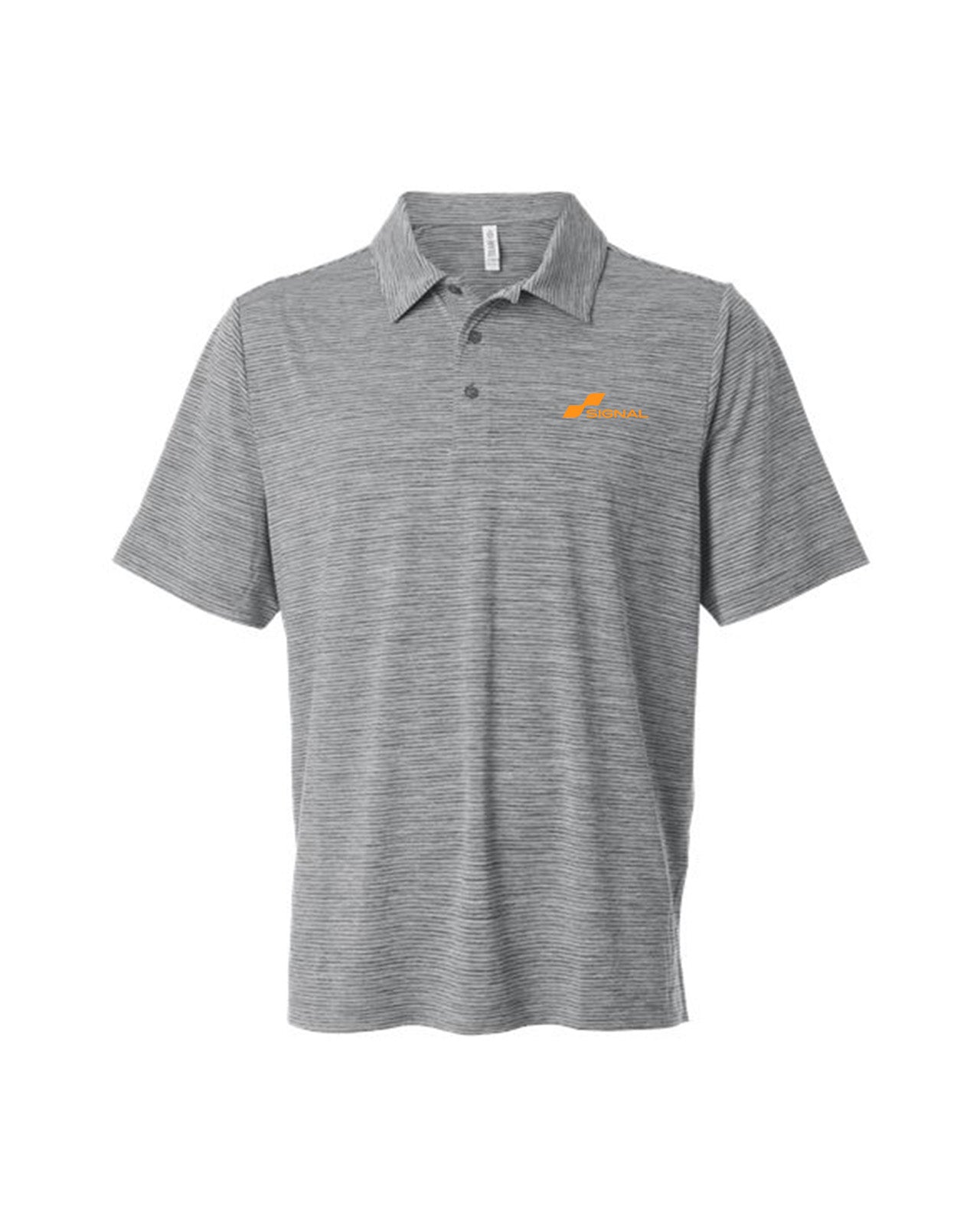 Men's Relay Heathered Stripe Polo