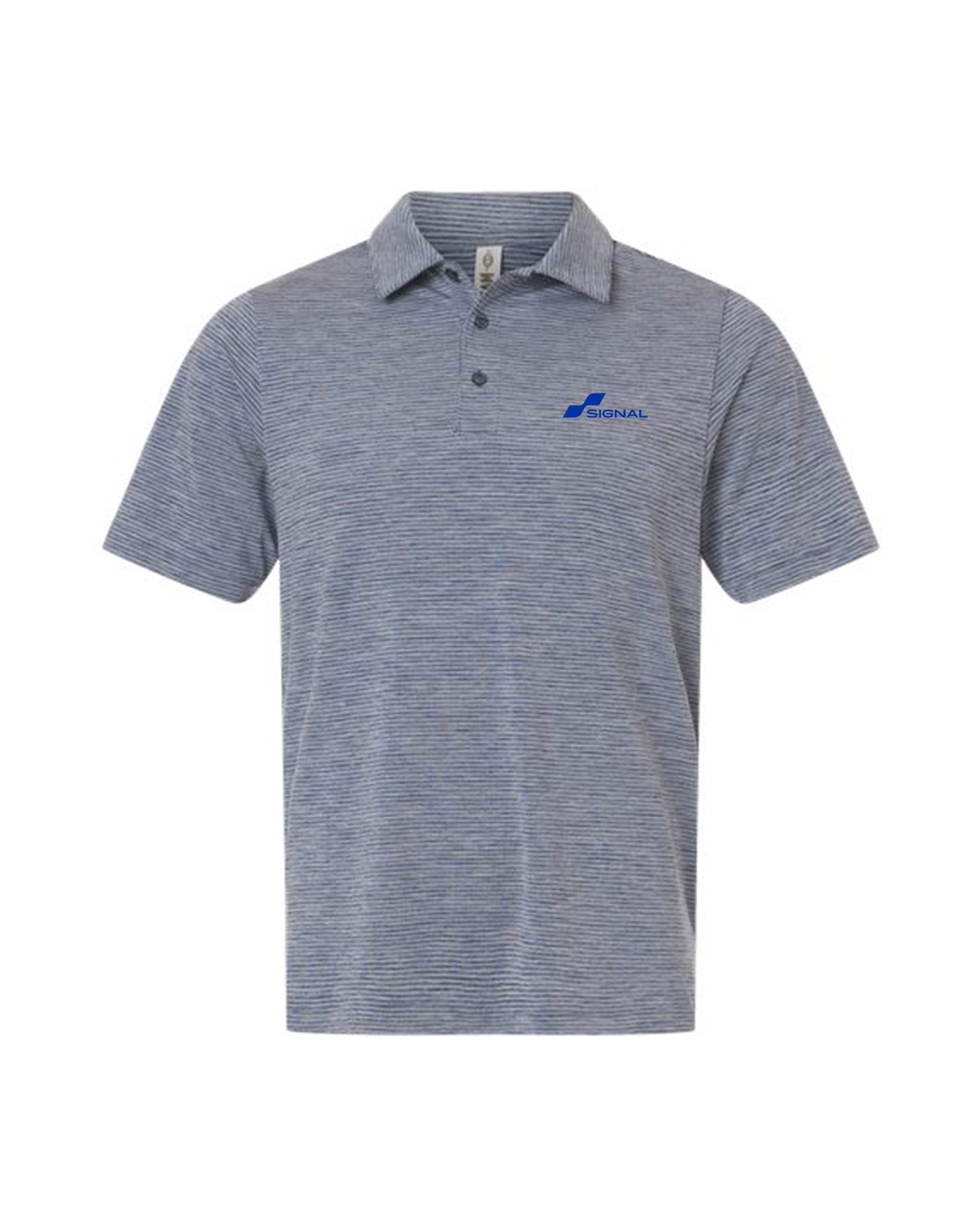 Men's Relay Heathered Stripe Polo