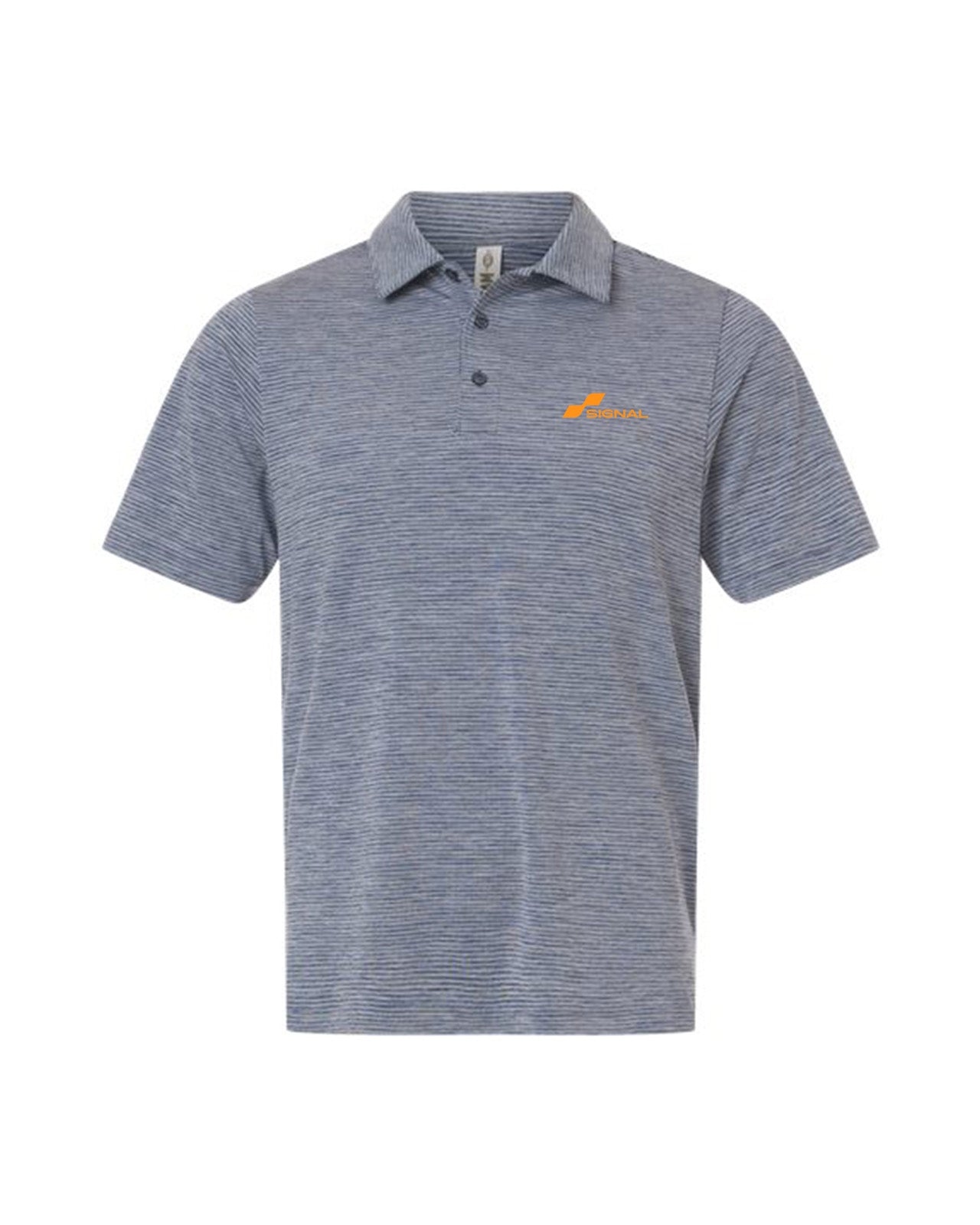 Men's Relay Heathered Stripe Polo