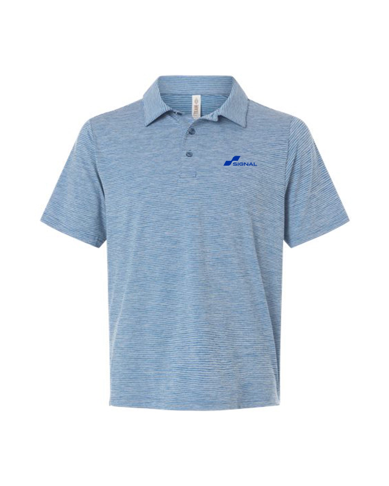Men's Relay Heathered Stripe Polo