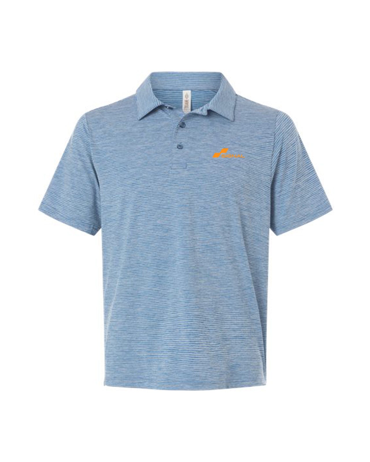Men's Relay Heathered Stripe Polo