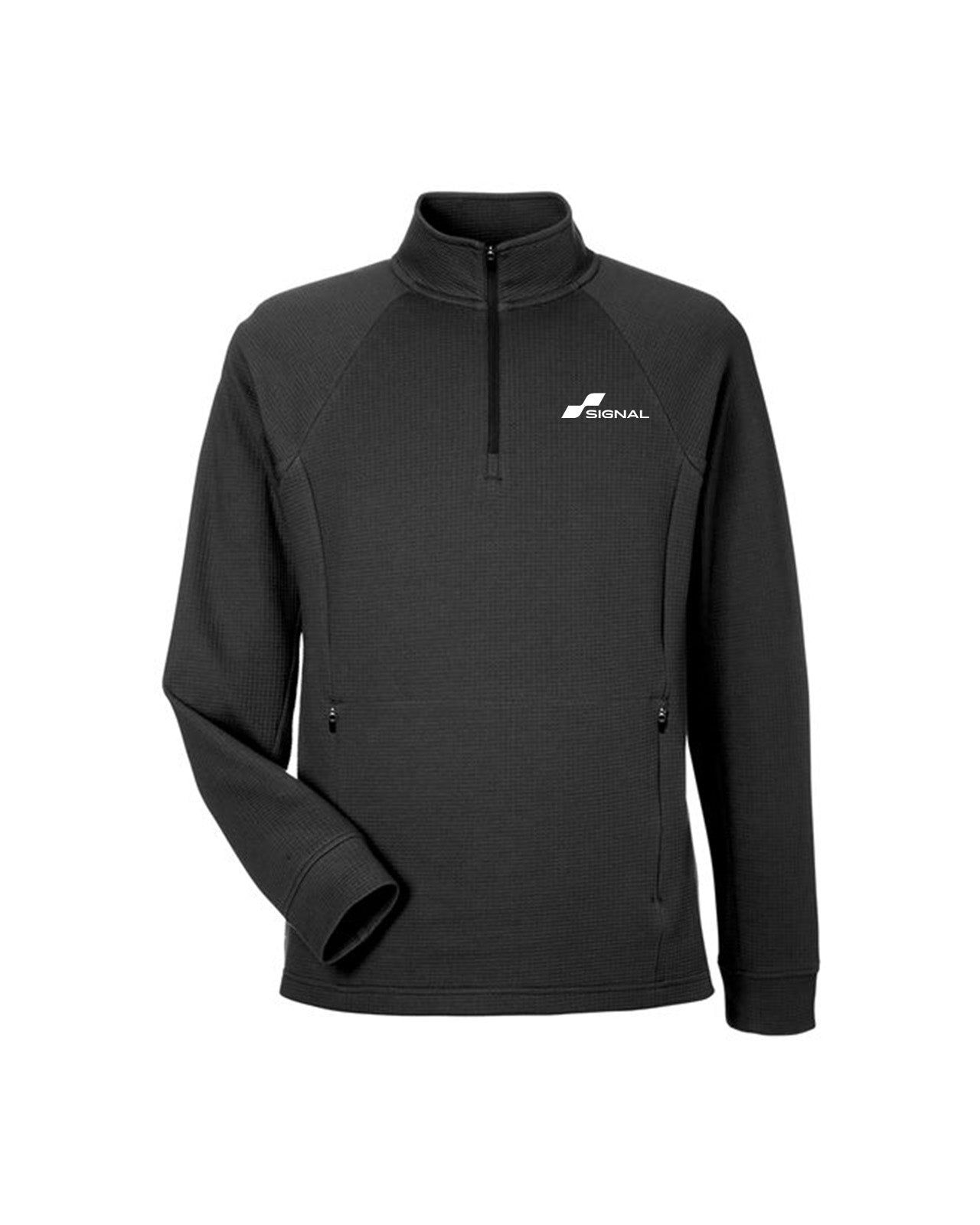 North End Mens Rhythm Waffle Quarter-Zip Pullover