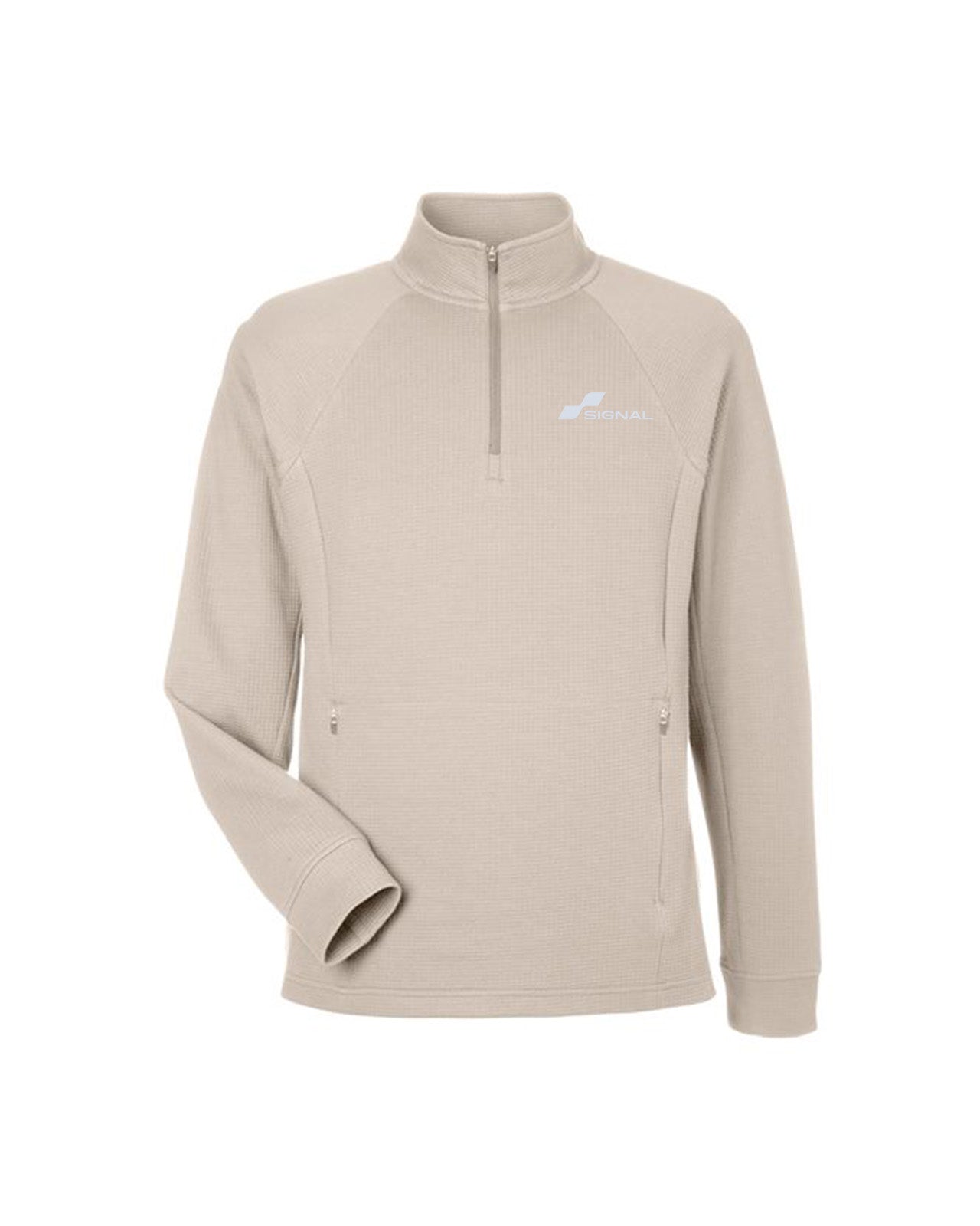 North End Mens Rhythm Waffle Quarter-Zip Pullover