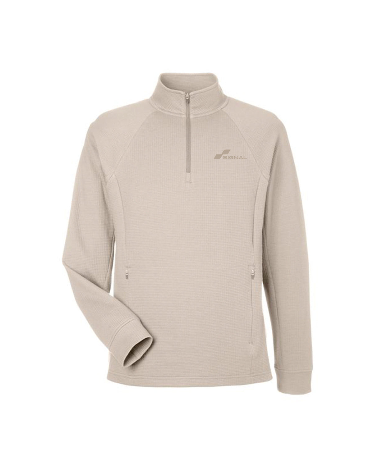 North End Mens Rhythm Waffle Quarter-Zip Pullover