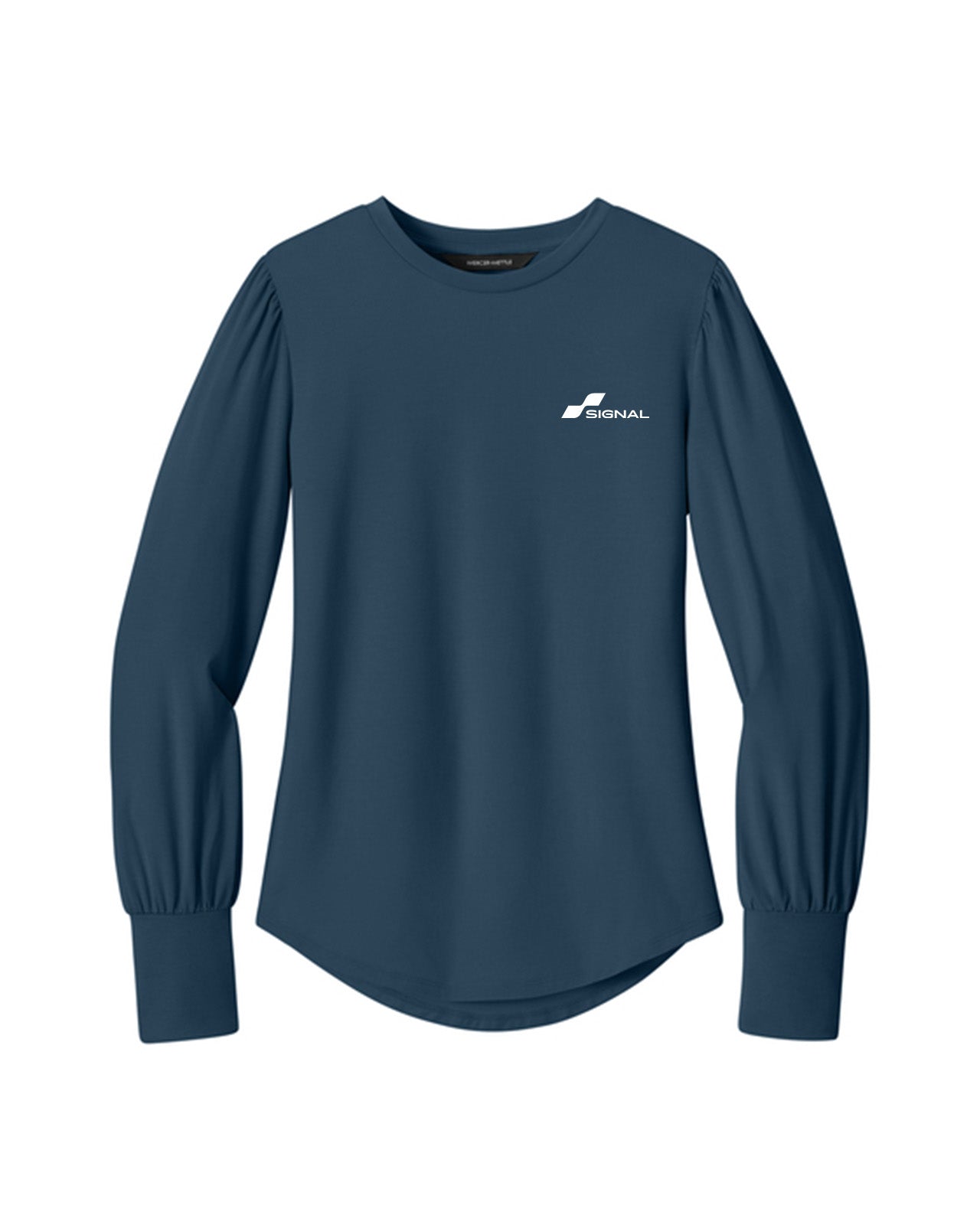 Mercer+Mettle Women's Stretch Jersey Long Sleeve Blouson Top